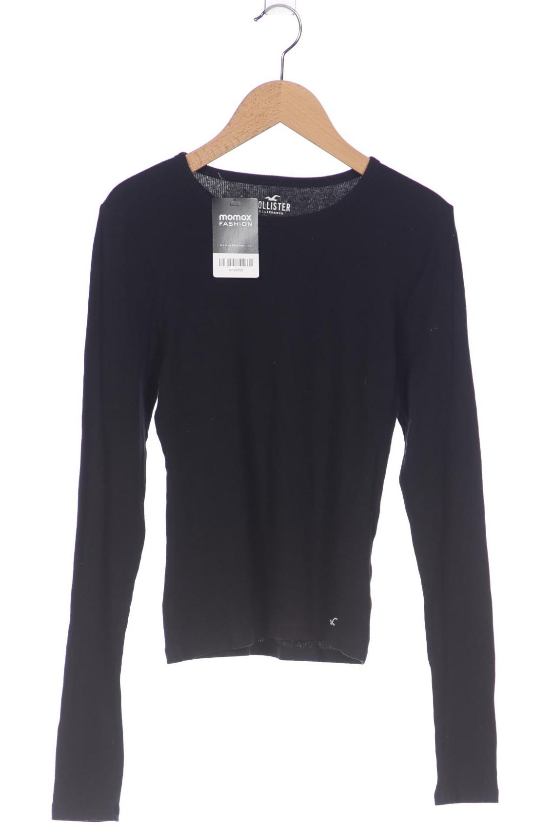 

Hollister Damen Langarmshirt, schwarz, Gr. 38