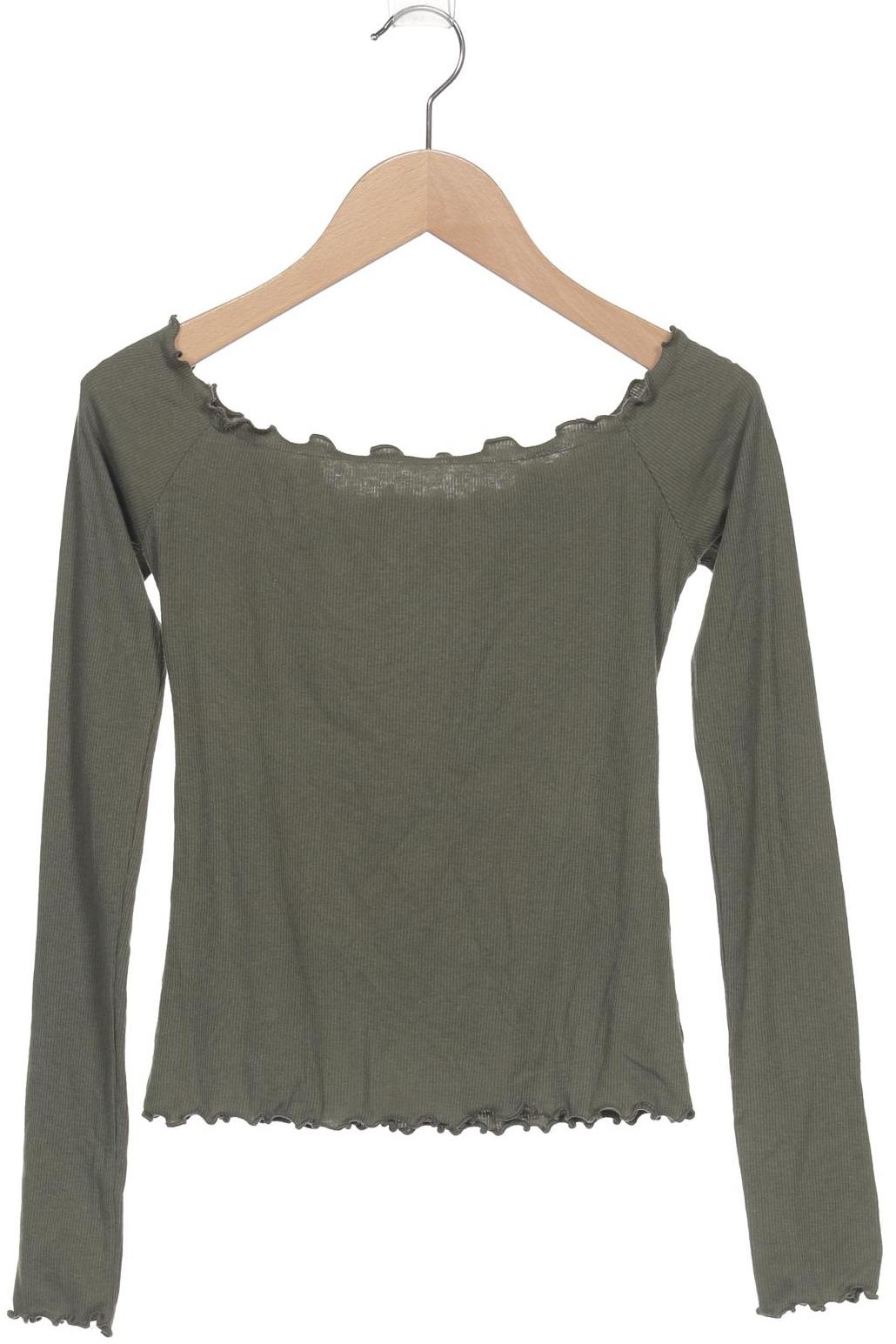 

Hollister Damen Langarmshirt, grün, Gr. 36