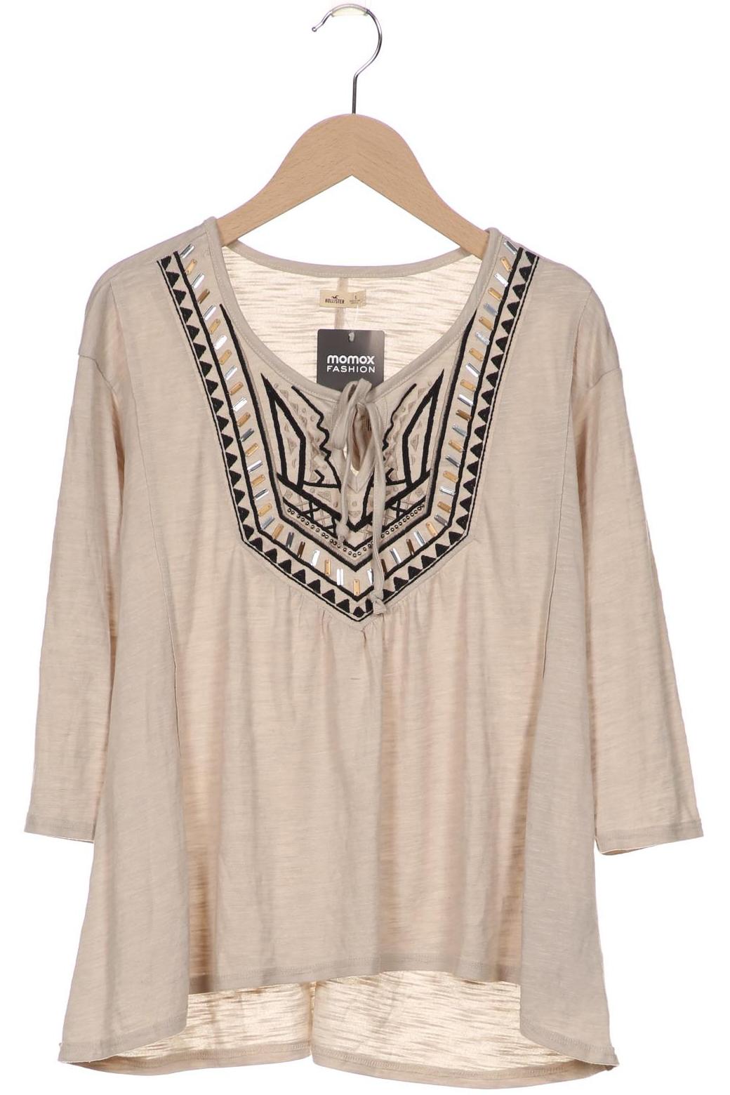 

Hollister Damen Langarmshirt, beige, Gr. 36