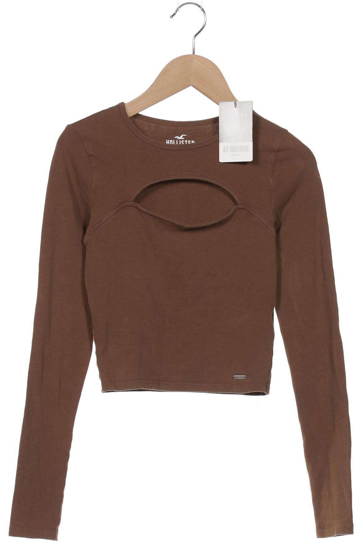 Thumbnail - Hollister Damen Langarmshirt, braun, Gr. 32