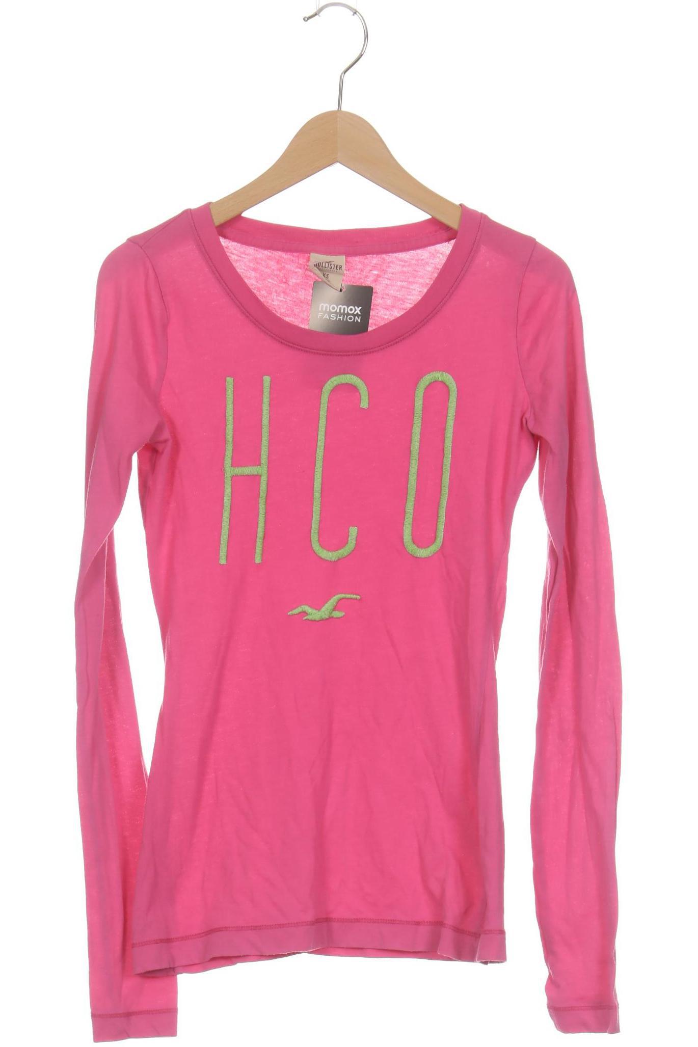 

Hollister Damen Langarmshirt, pink, Gr.