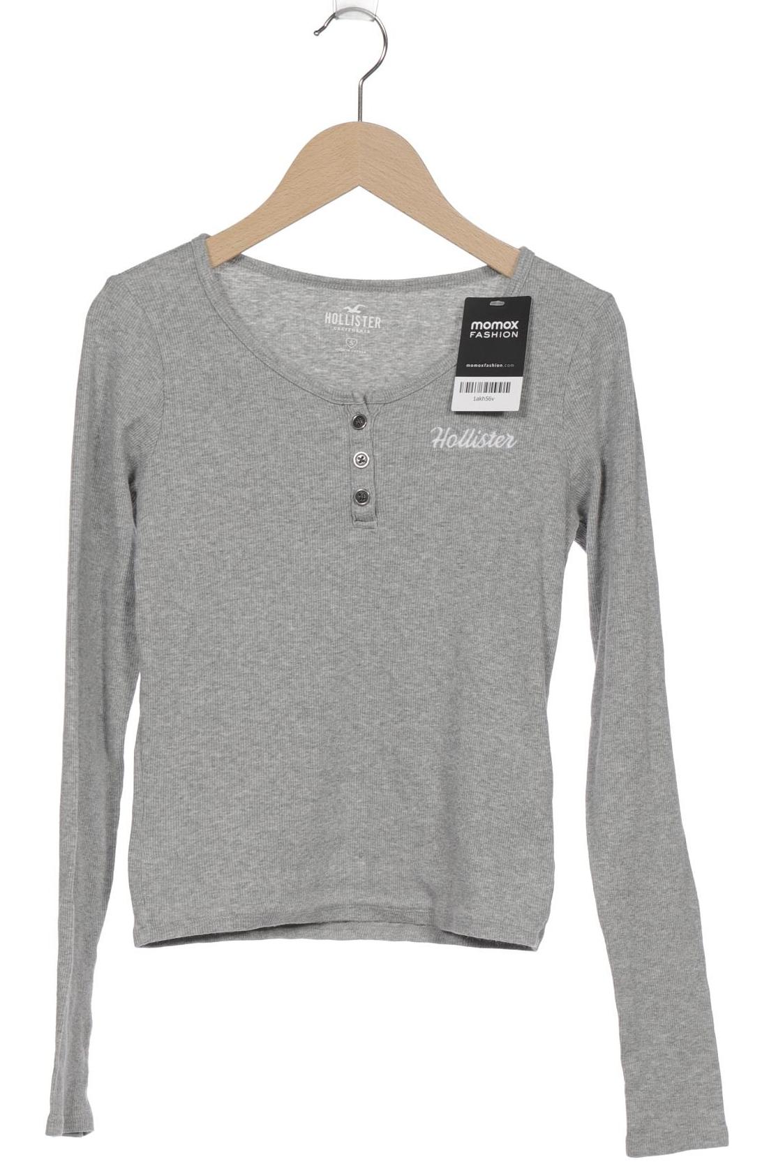 

Hollister Damen Langarmshirt, grau