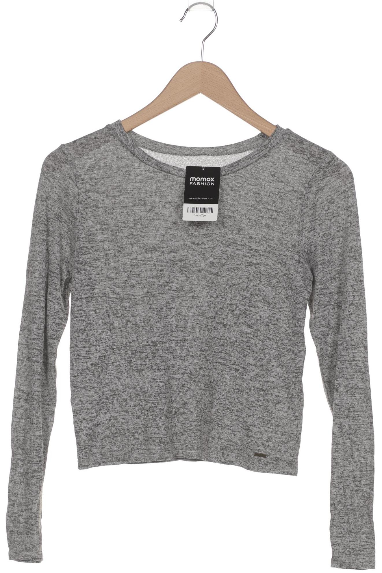 

Hollister Damen Langarmshirt, grau, Gr. 38