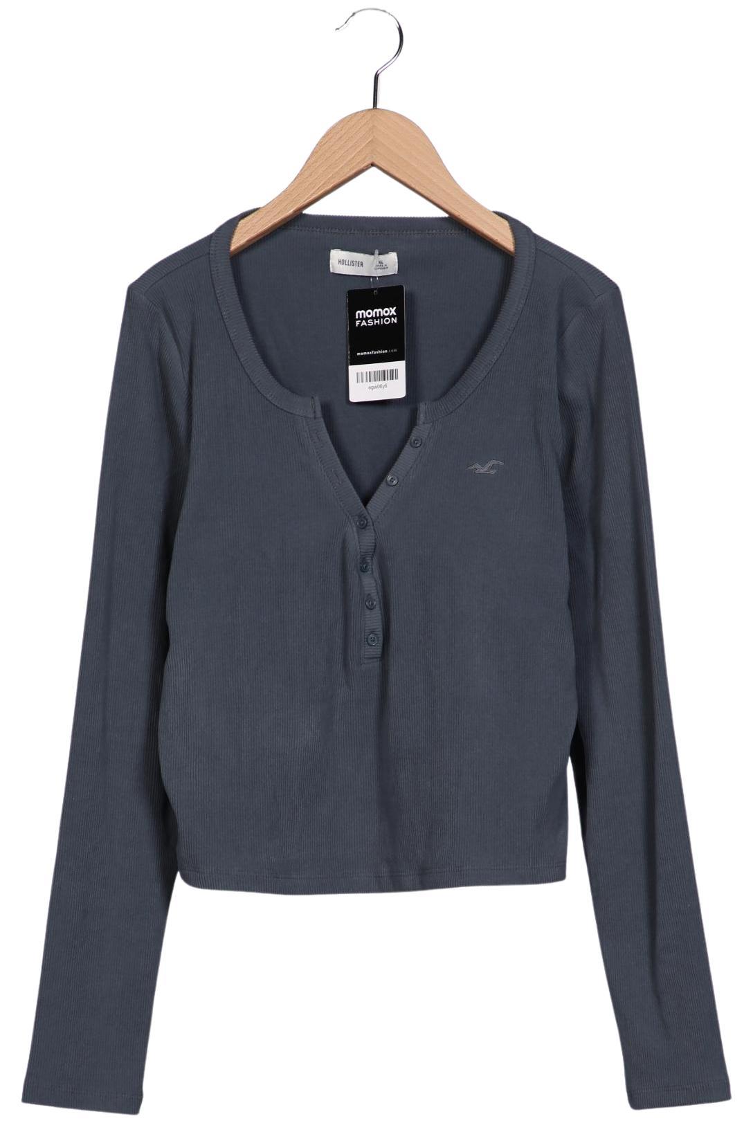 

Hollister Damen Langarmshirt, türkis, Gr. 44