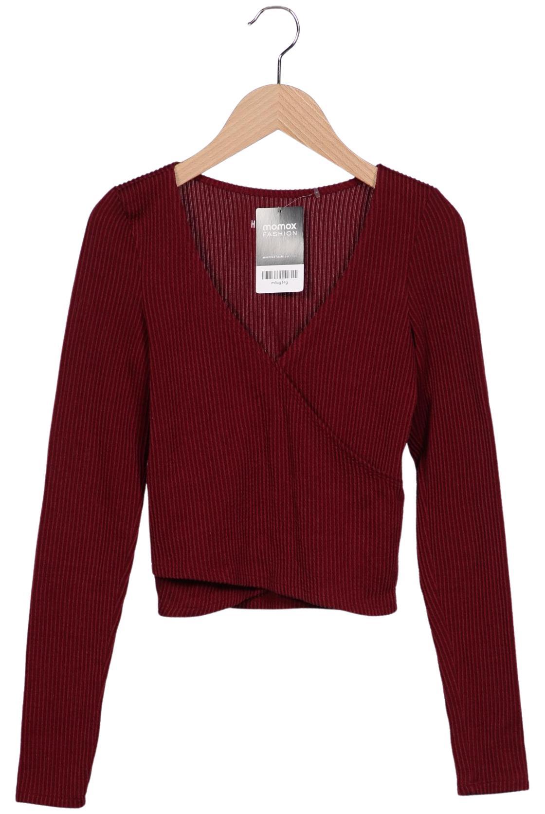 

Hollister Damen Langarmshirt, bordeaux, Gr. 36