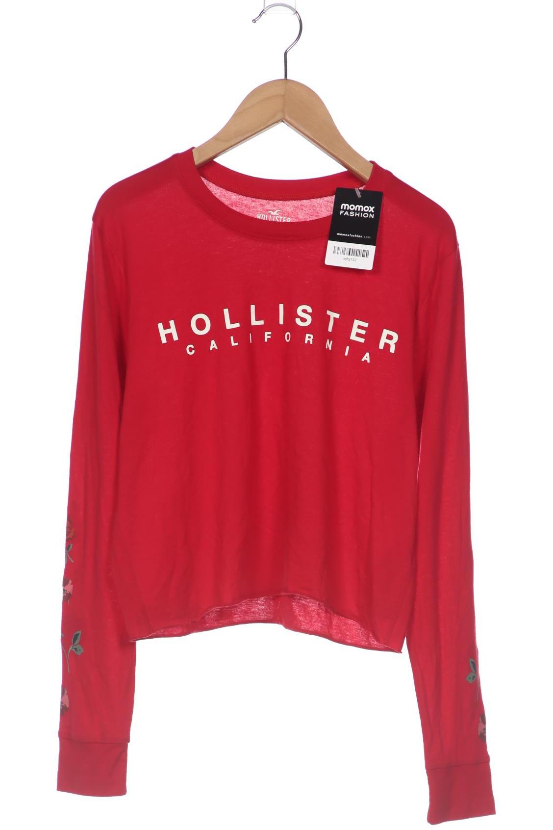 

Hollister Damen Langarmshirt, rot, Gr. 34