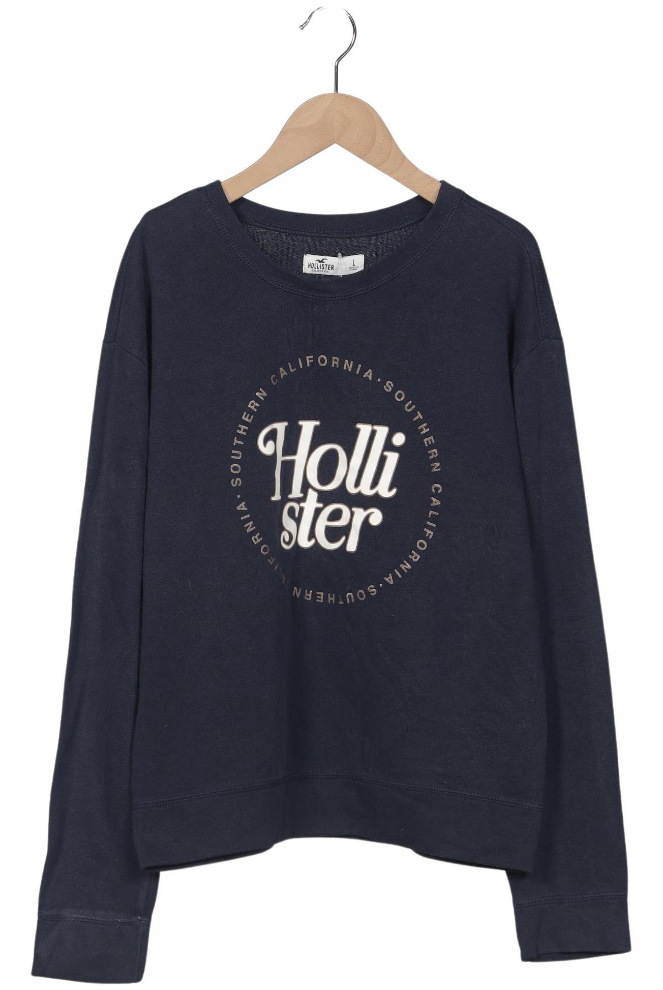 

Hollister Damen Langarmshirt, marineblau, Gr. 42