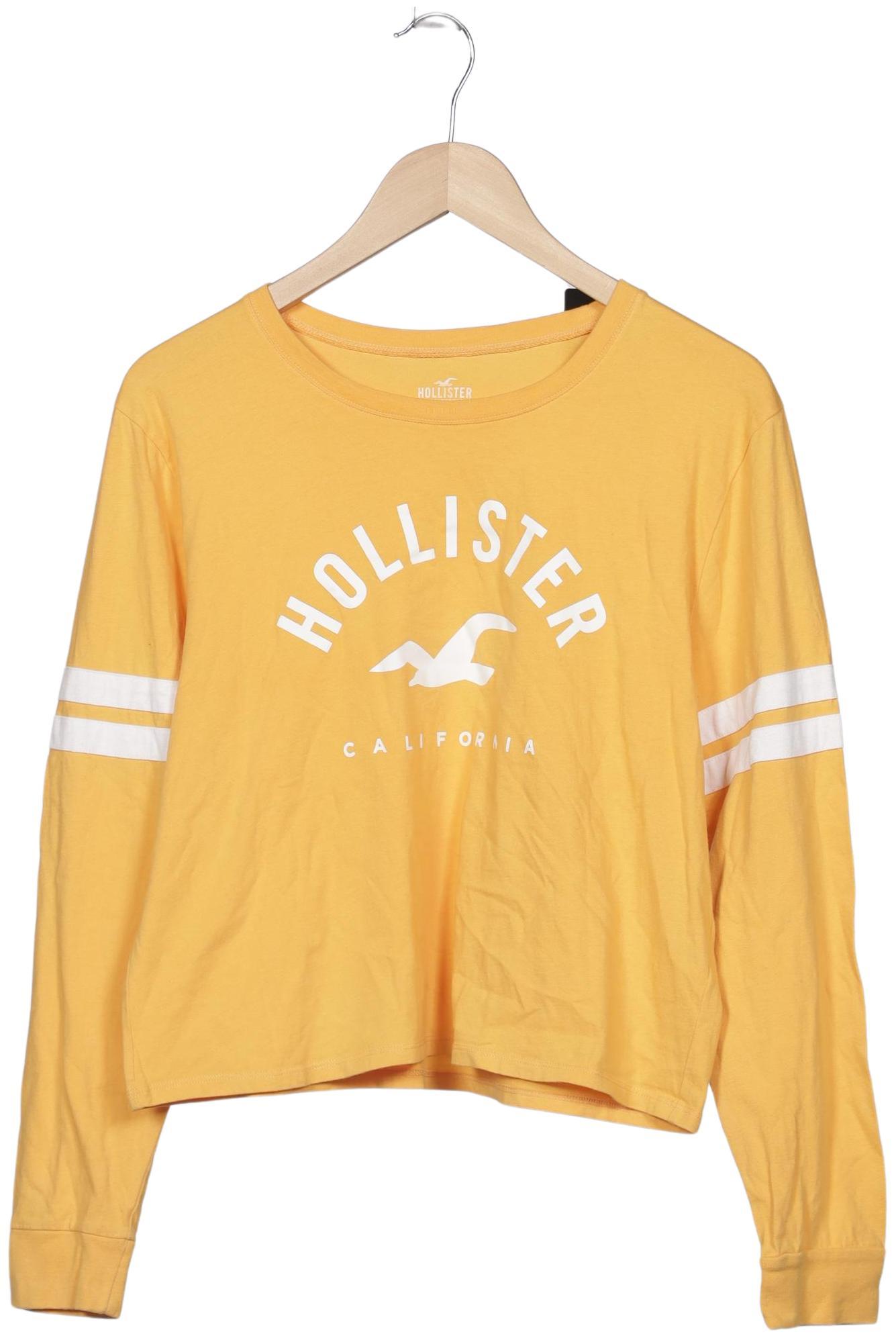 

Hollister Damen Langarmshirt, gelb, Gr. 38
