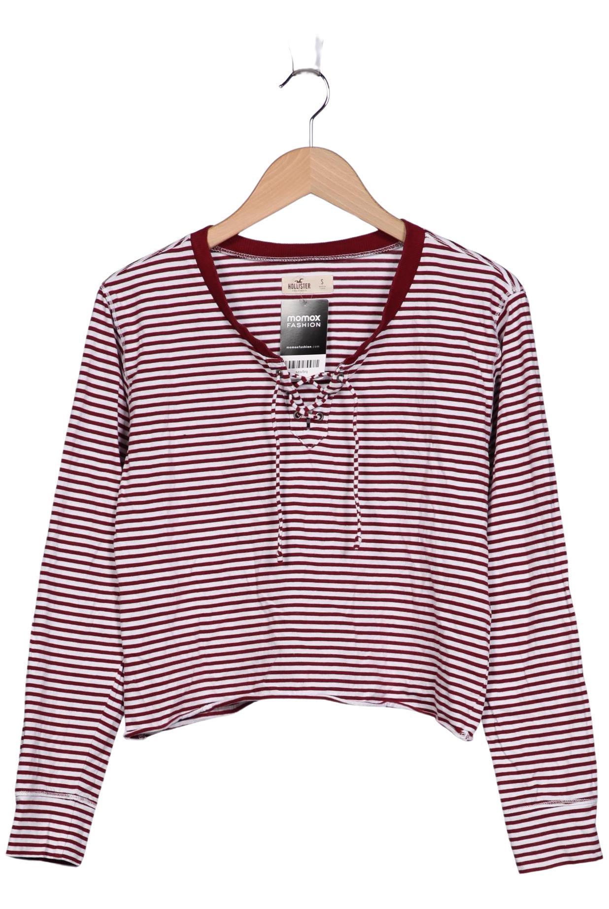 

Hollister Damen Langarmshirt, bordeaux, Gr. 36