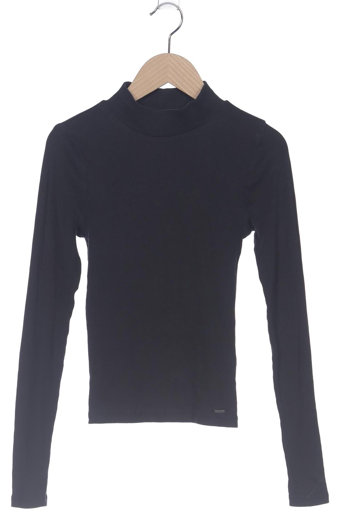 

Hollister Damen Langarmshirt, schwarz, Gr. 36