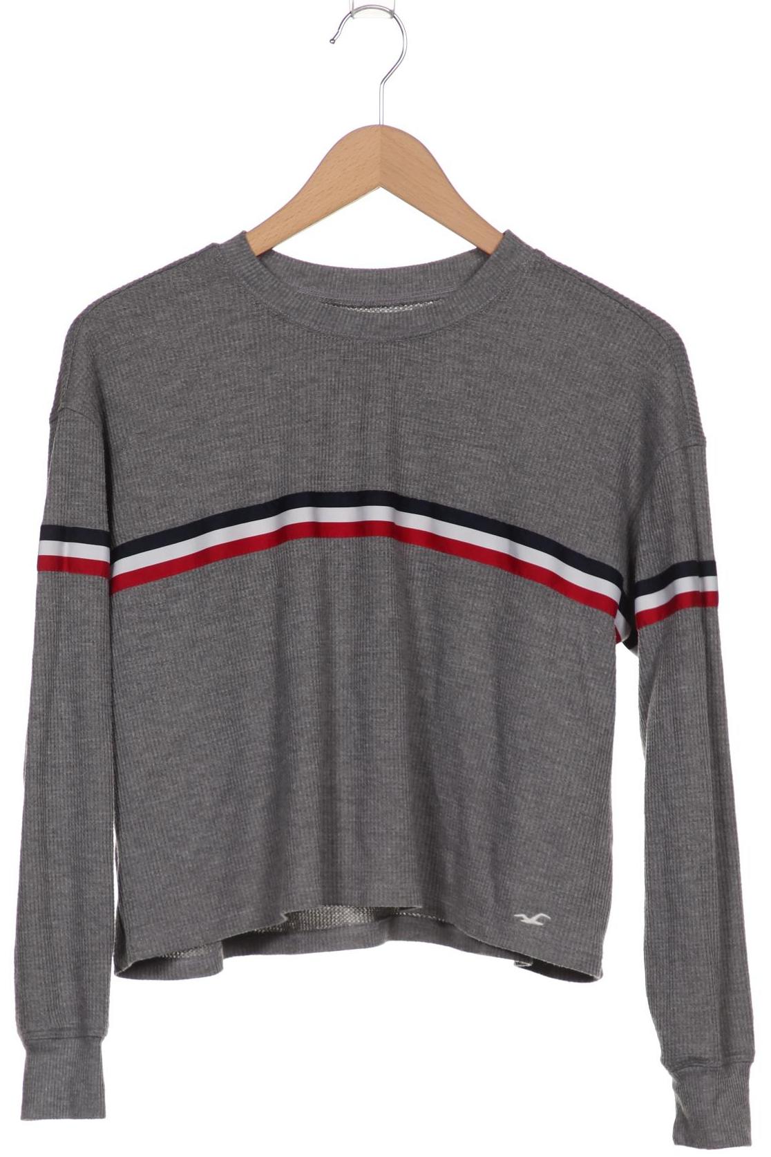 

Hollister Damen Langarmshirt, grau