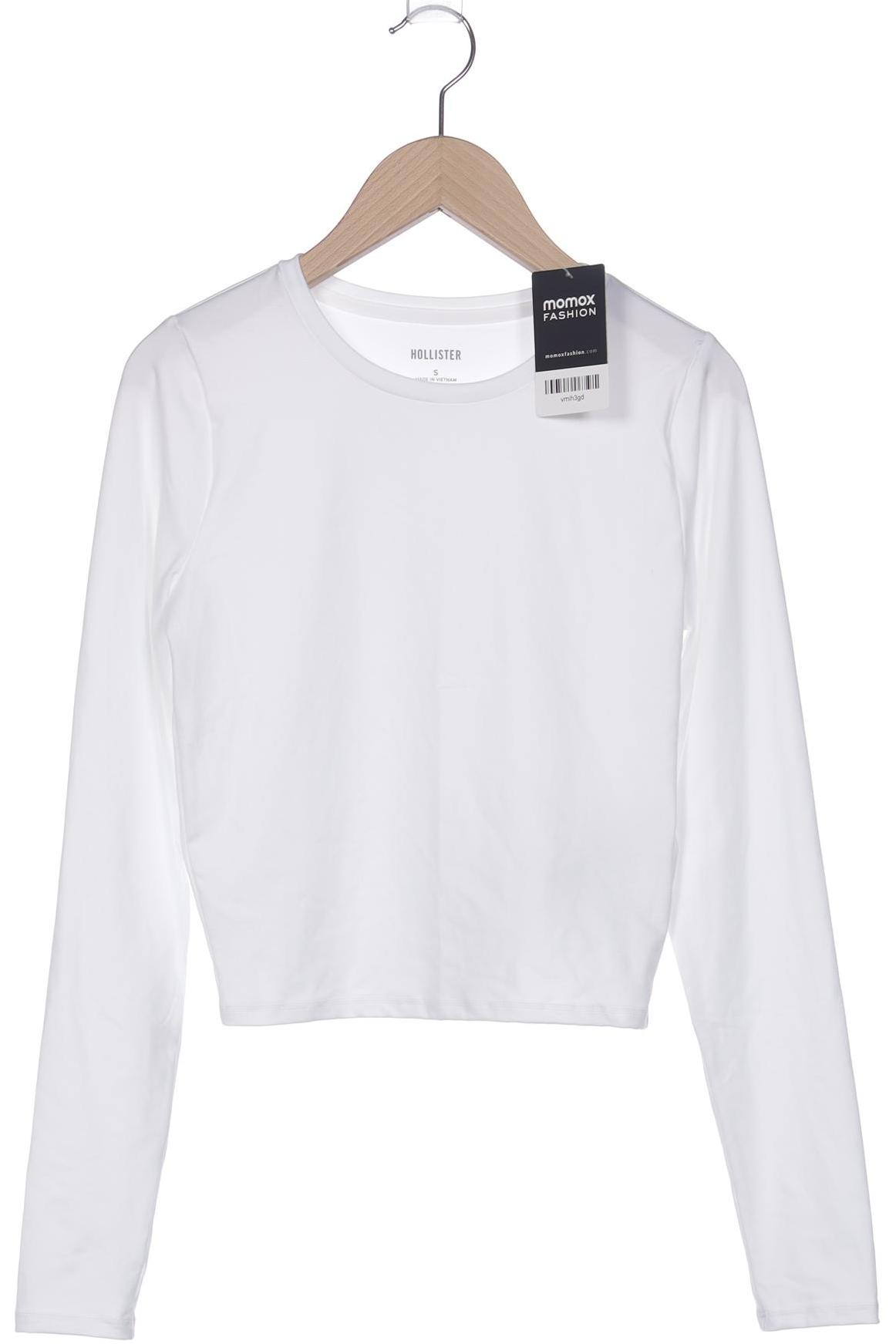

Hollister Damen Langarmshirt, weiß, Gr. 36