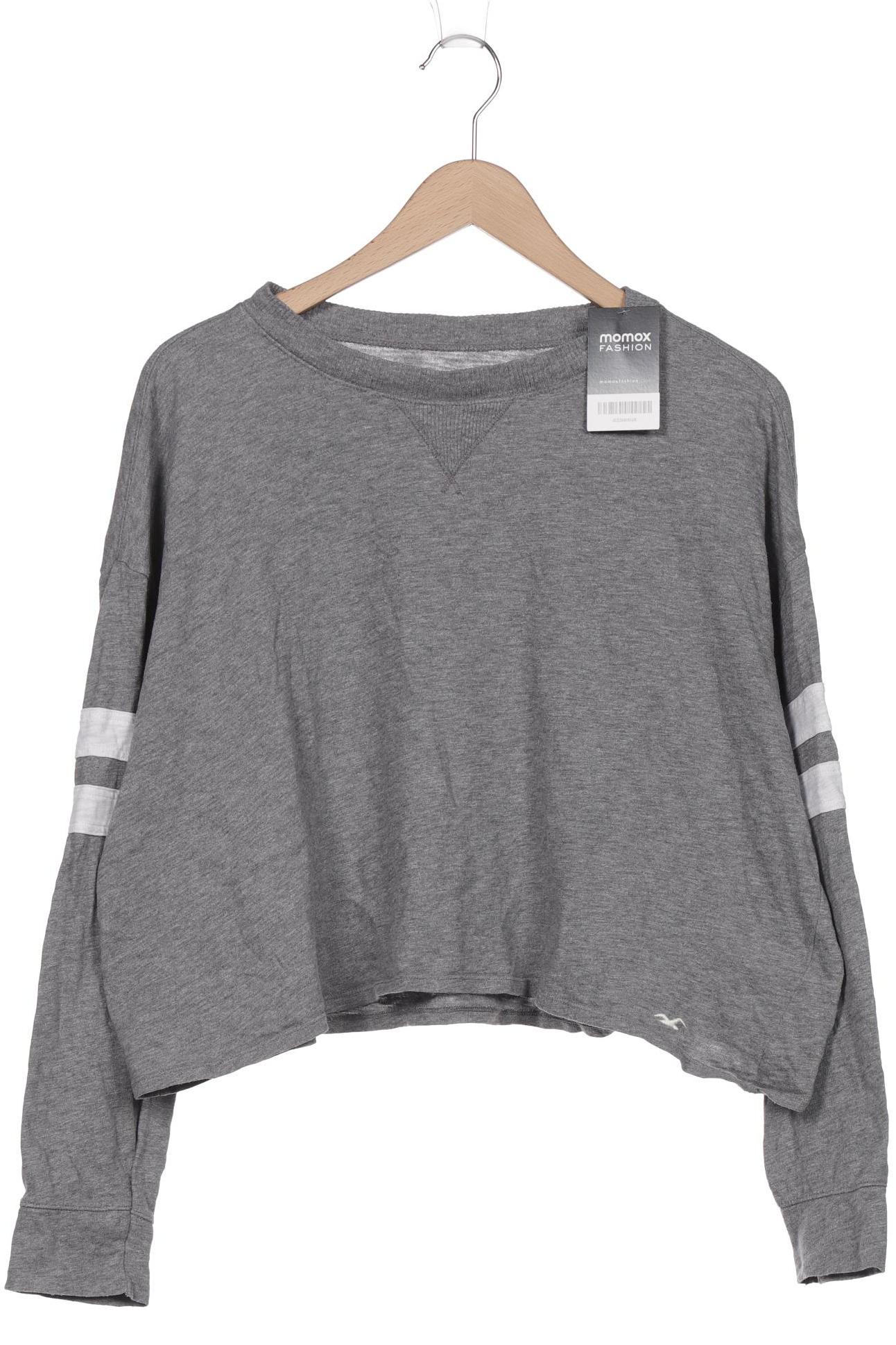 

Hollister Damen Langarmshirt, grau