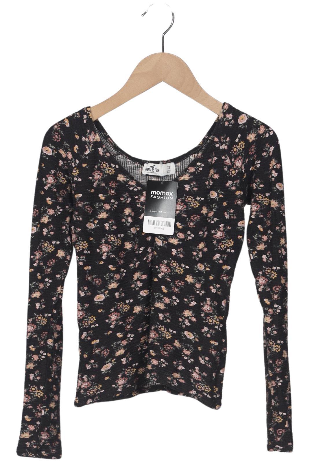 

Hollister Damen Langarmshirt, schwarz, Gr. 34