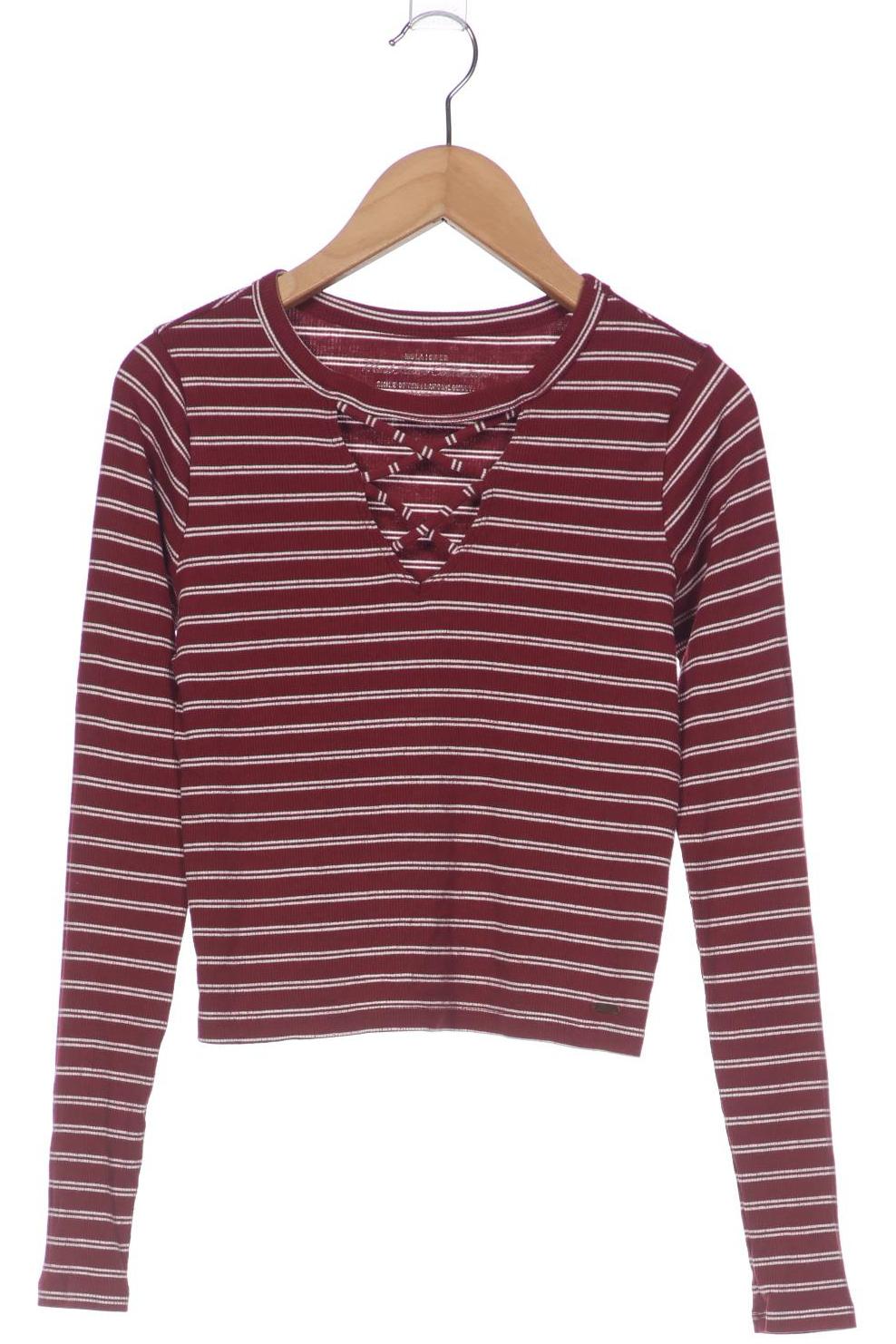 

Hollister Damen Langarmshirt, bordeaux, Gr. 30