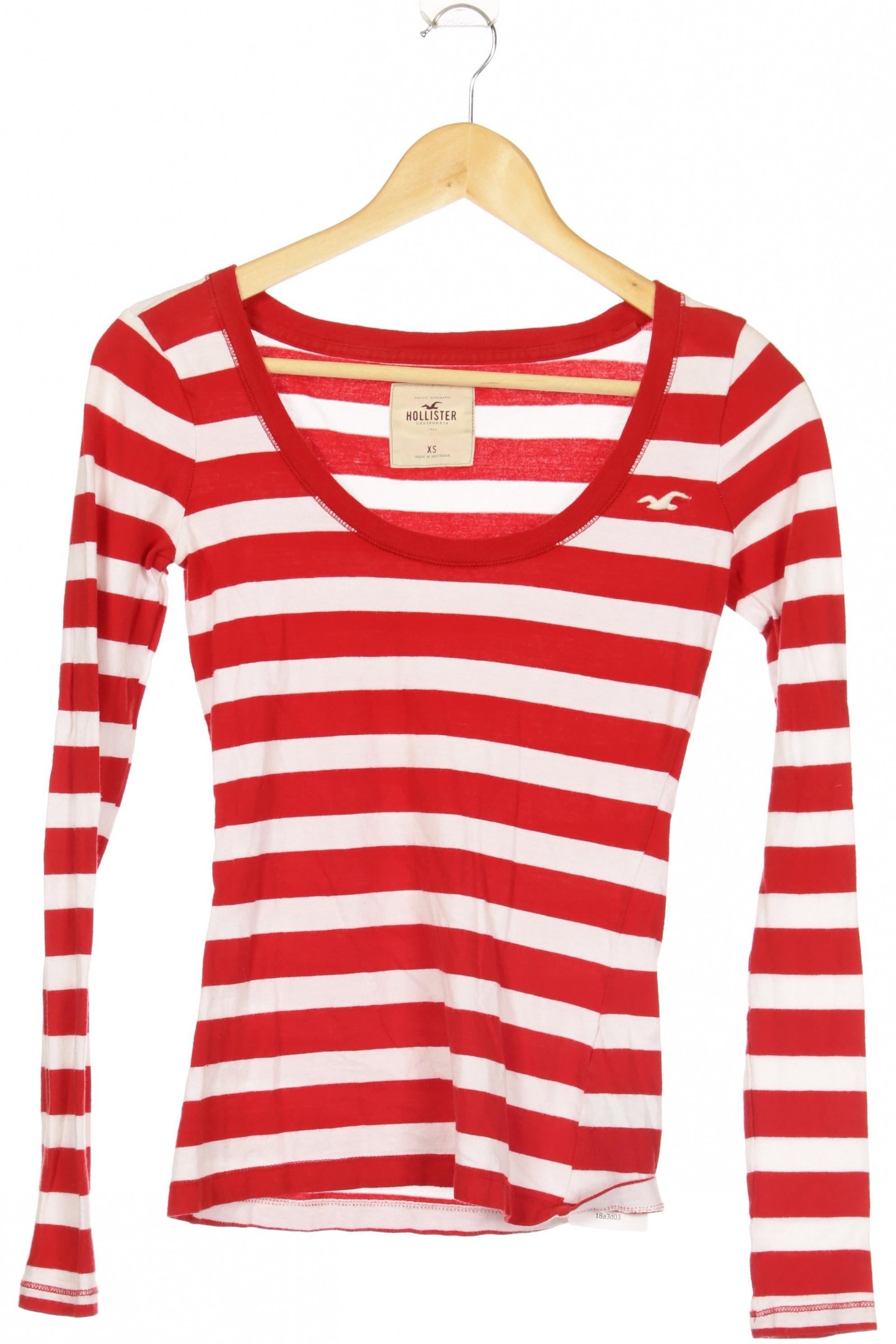 

Hollister Damen Langarmshirt, rot, Gr.