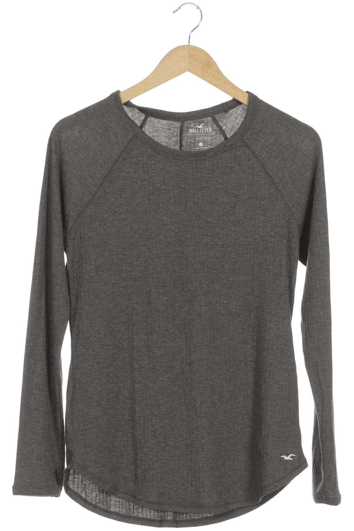 

Hollister Damen Langarmshirt, grau, Gr.