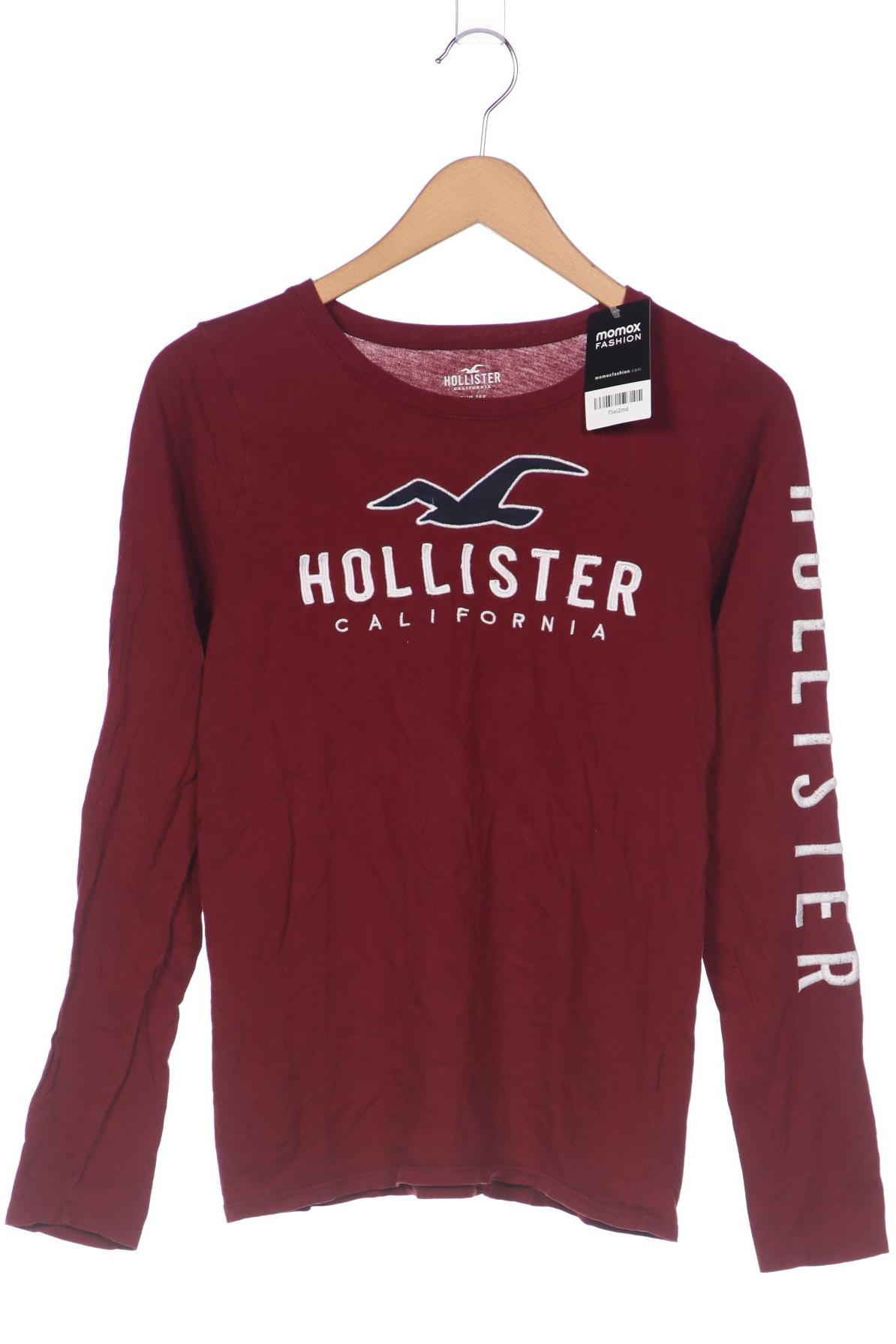 

Hollister Damen Langarmshirt, bordeaux, Gr. 38