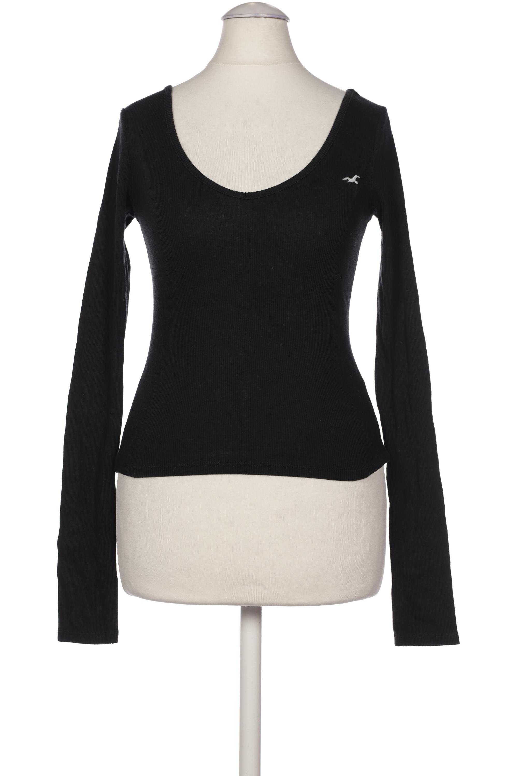 

Hollister Damen Langarmshirt, schwarz, Gr. 32