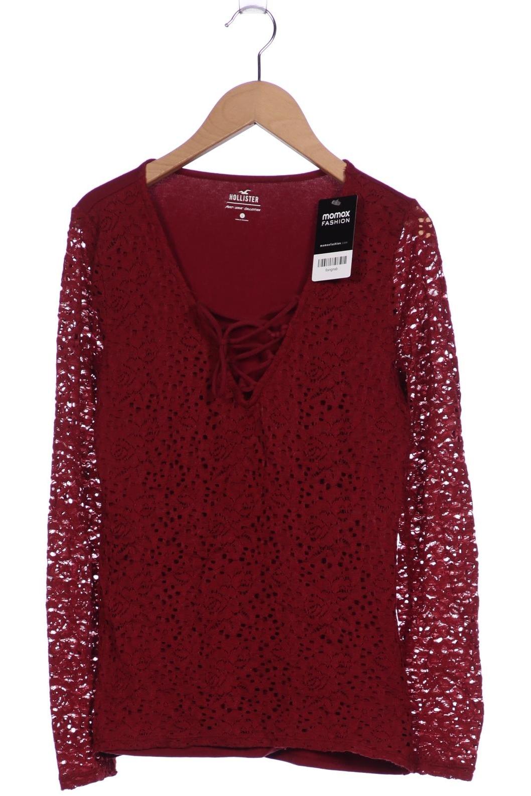 

Hollister Damen Langarmshirt, bordeaux, Gr. 42