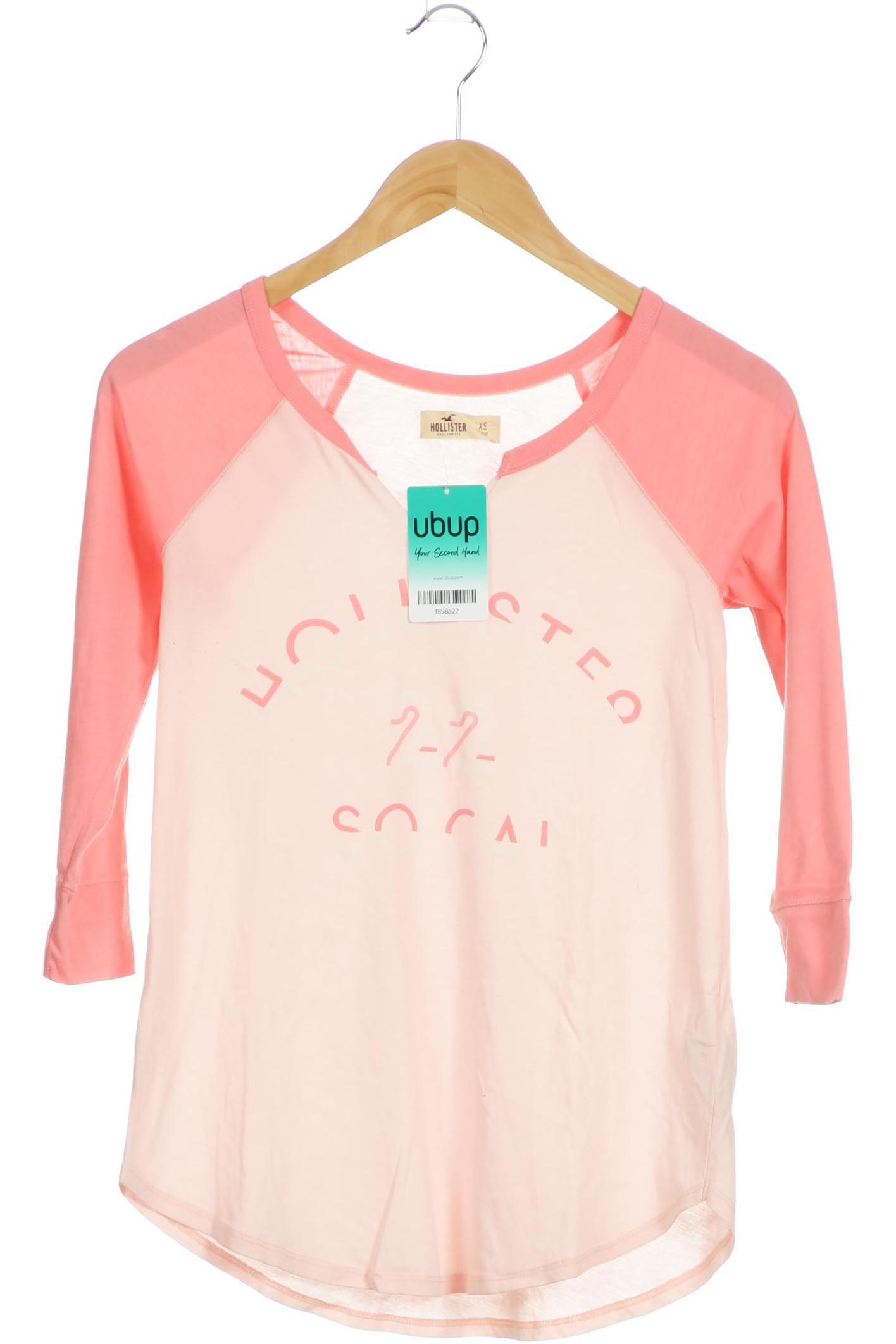 

Hollister Damen Langarmshirt, pink, Gr.
