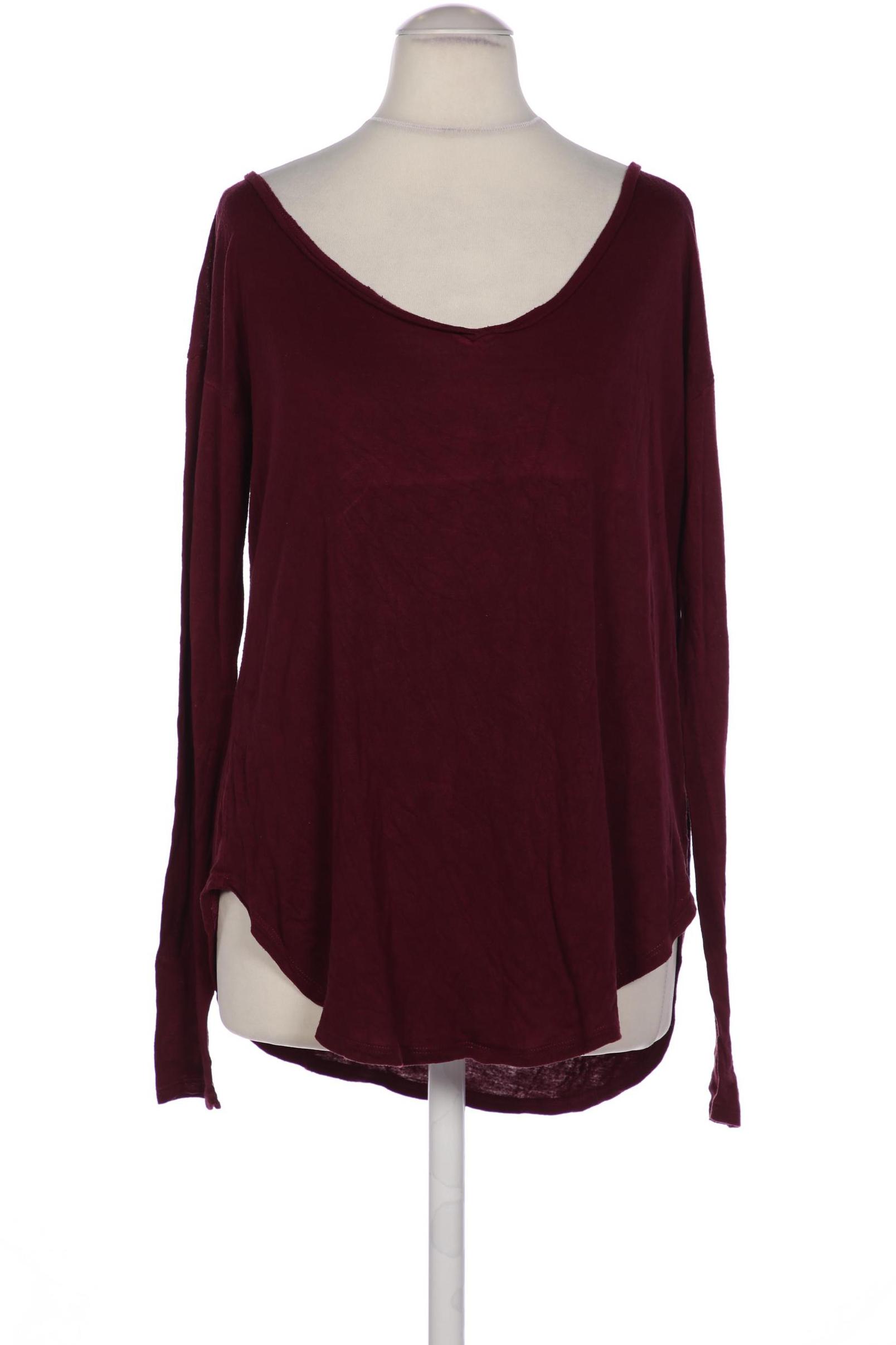 

Hollister Damen Langarmshirt, bordeaux, Gr. 34