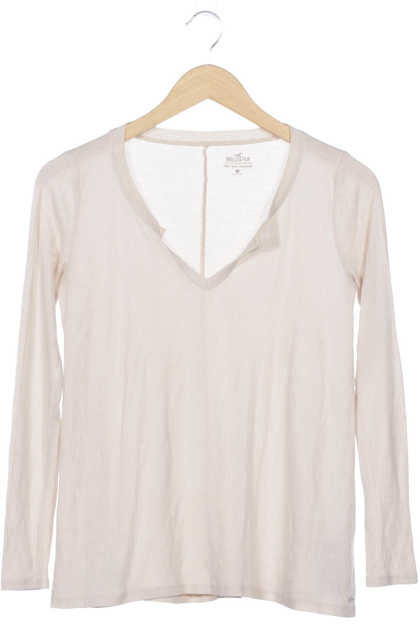 

Hollister Damen Langarmshirt, beige, Gr. 38
