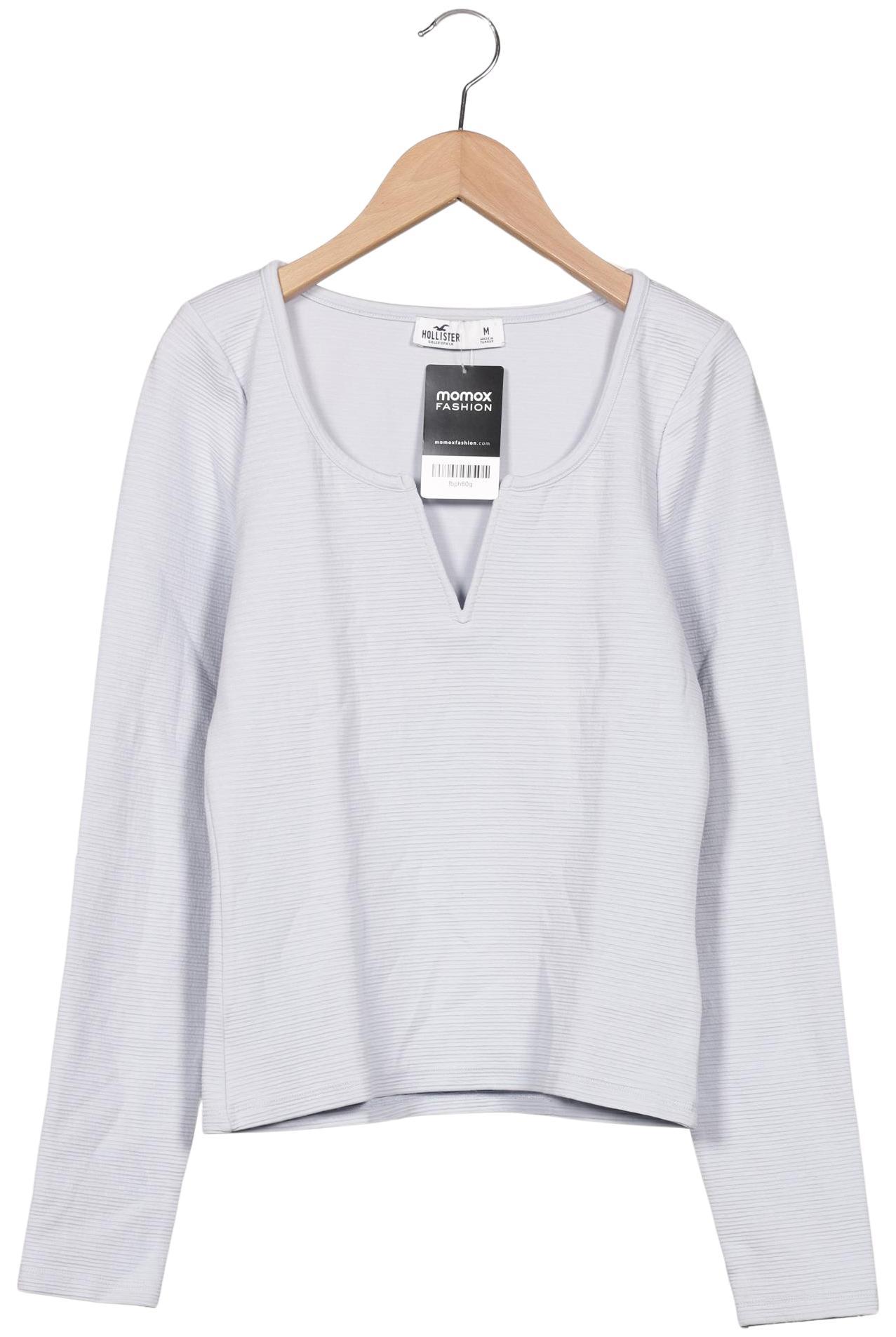 

Hollister Damen Langarmshirt, hellblau, Gr. 38