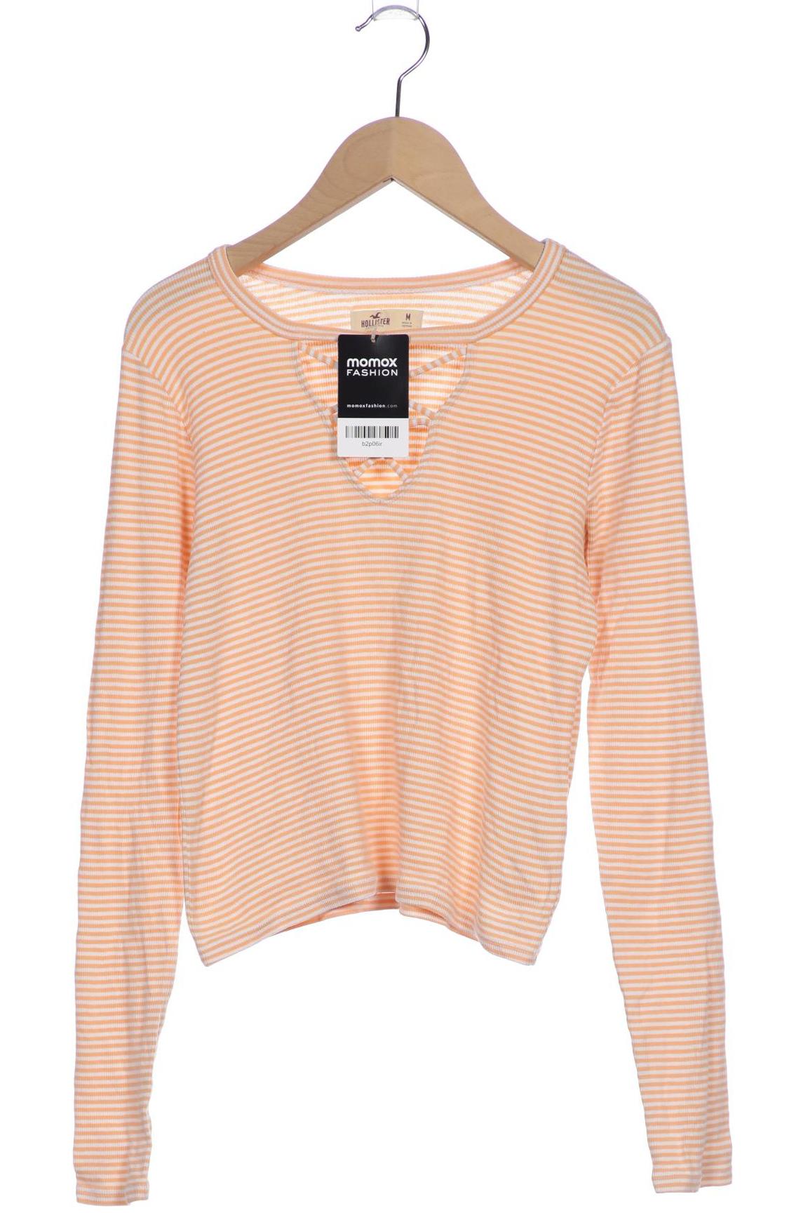 

Hollister Damen Langarmshirt, orange, Gr. 38