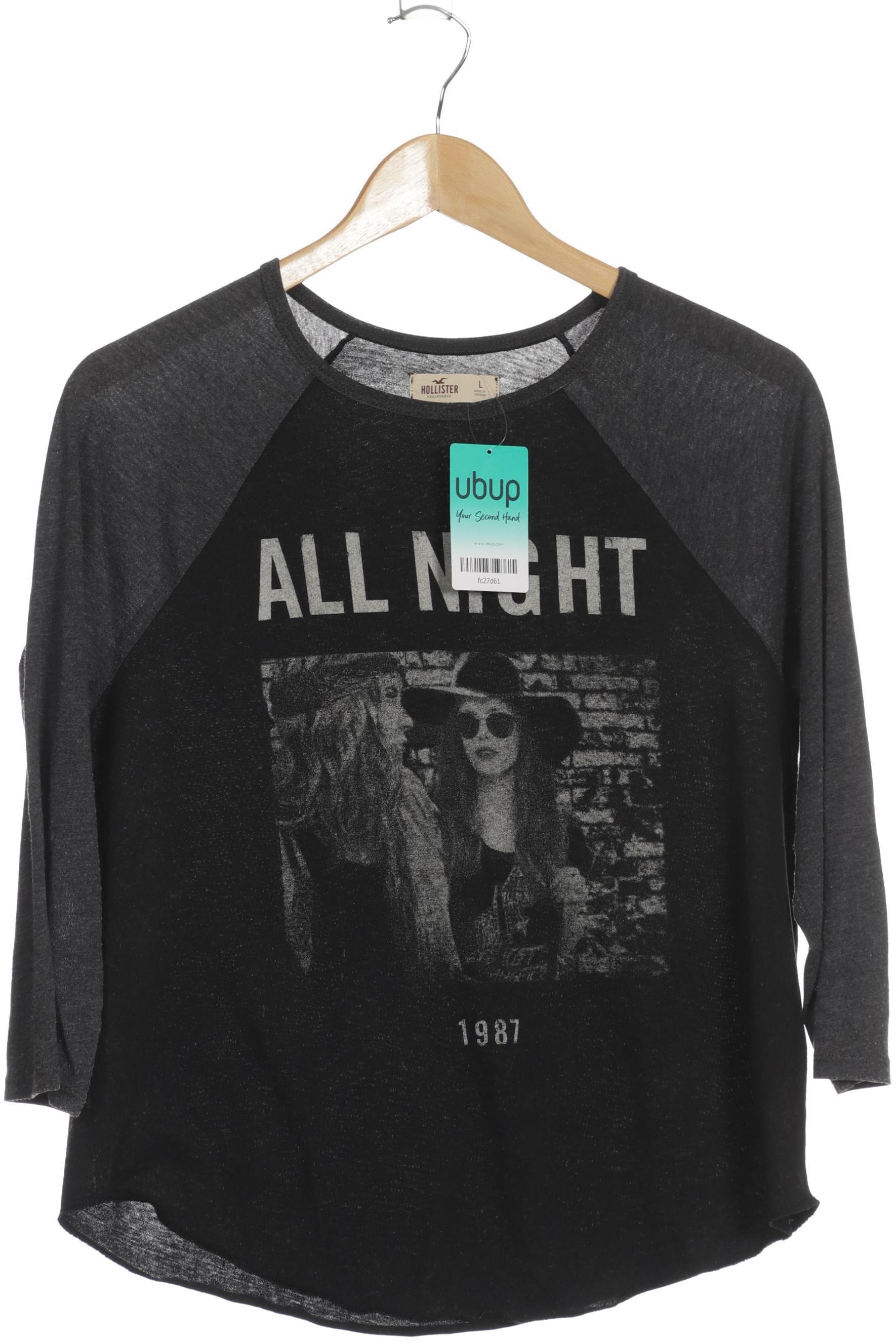 

Hollister Damen Langarmshirt, grau, Gr.