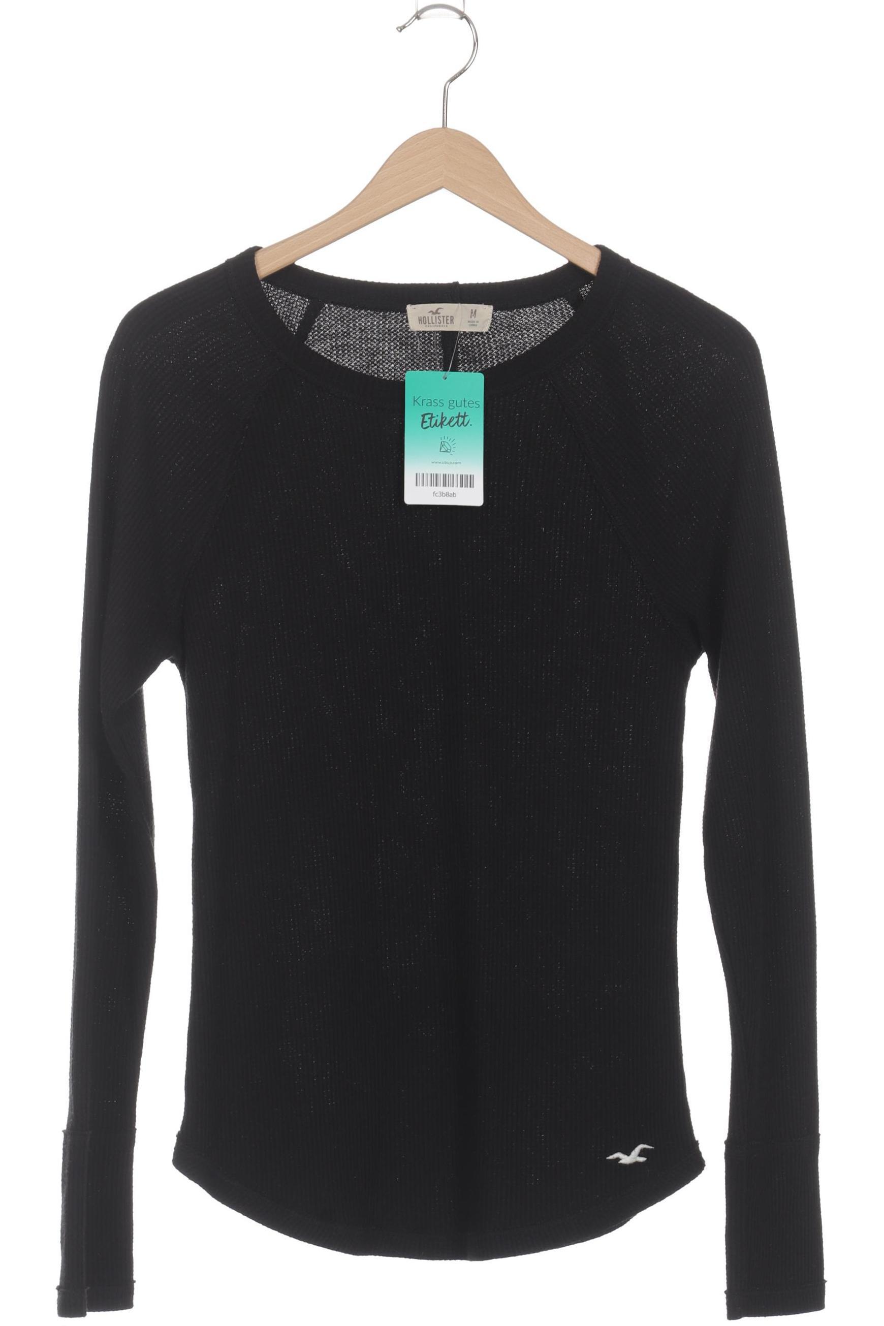 

Hollister Damen Langarmshirt, schwarz, Gr.