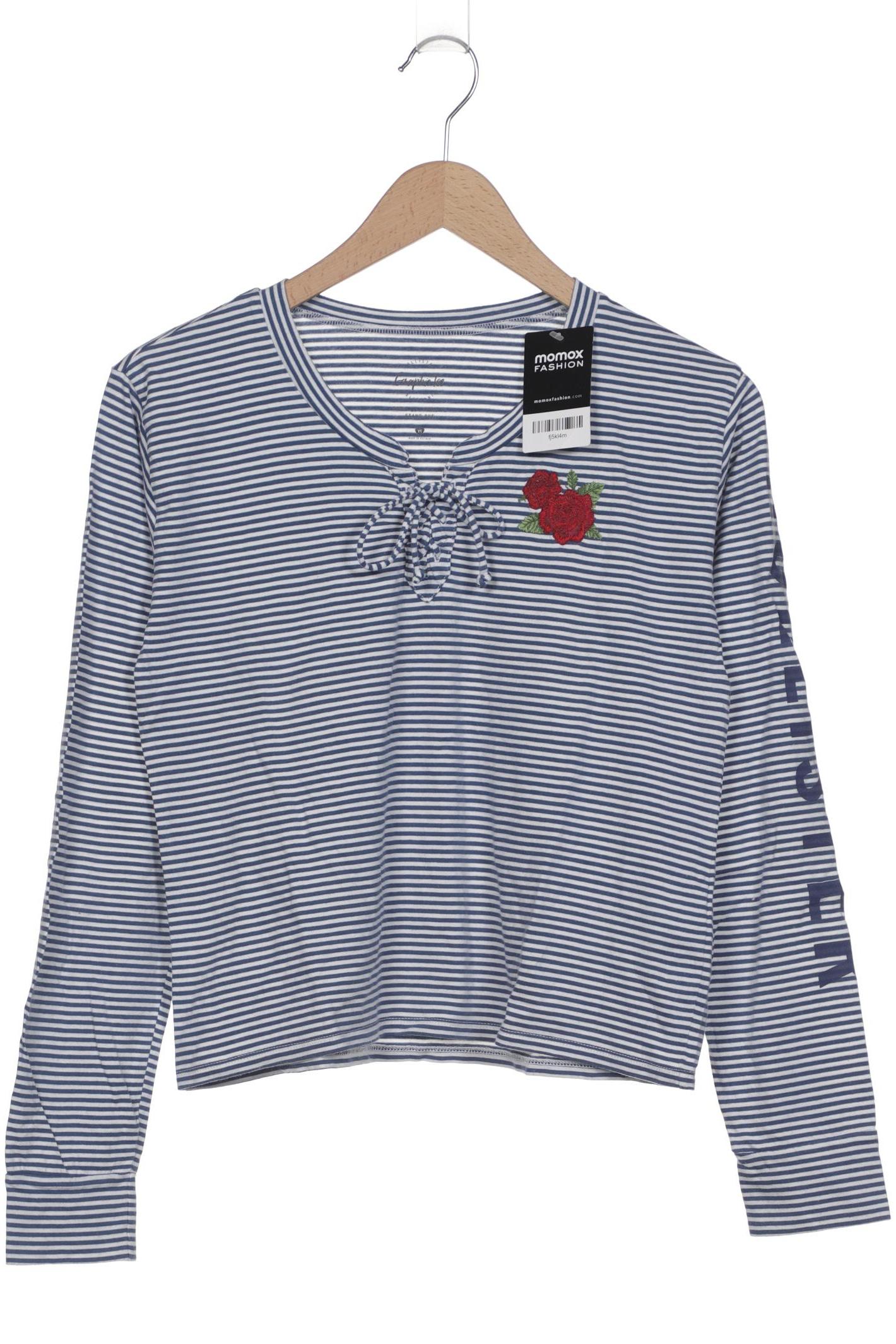 

Hollister Damen Langarmshirt, blau, Gr. 34