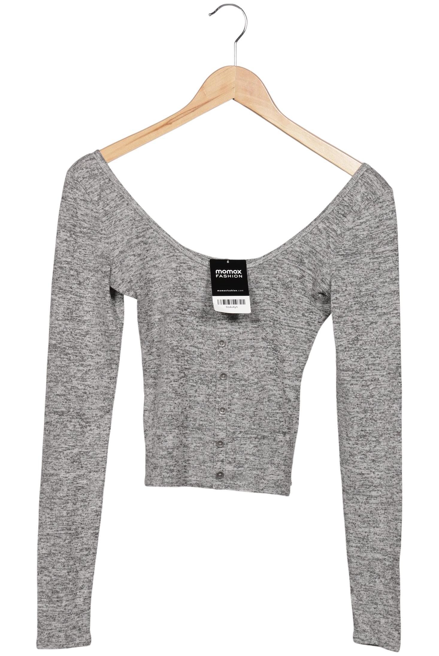 

Hollister Damen Langarmshirt, grau, Gr. 34