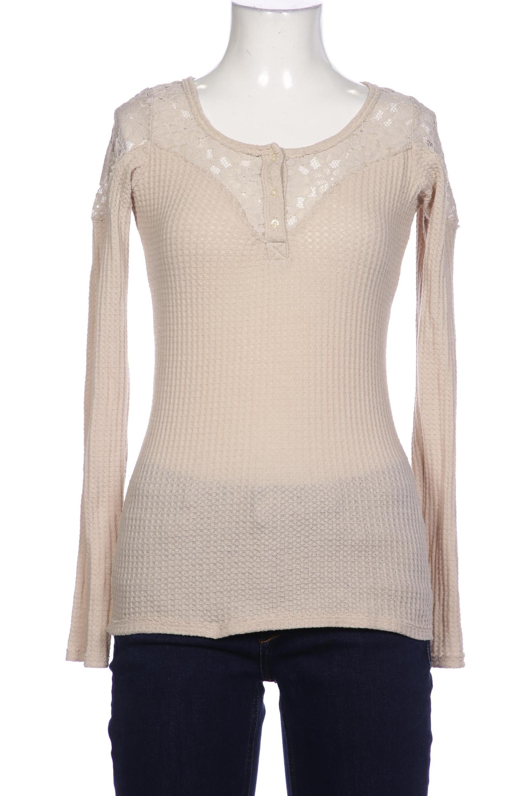 

Hollister Damen Langarmshirt, beige