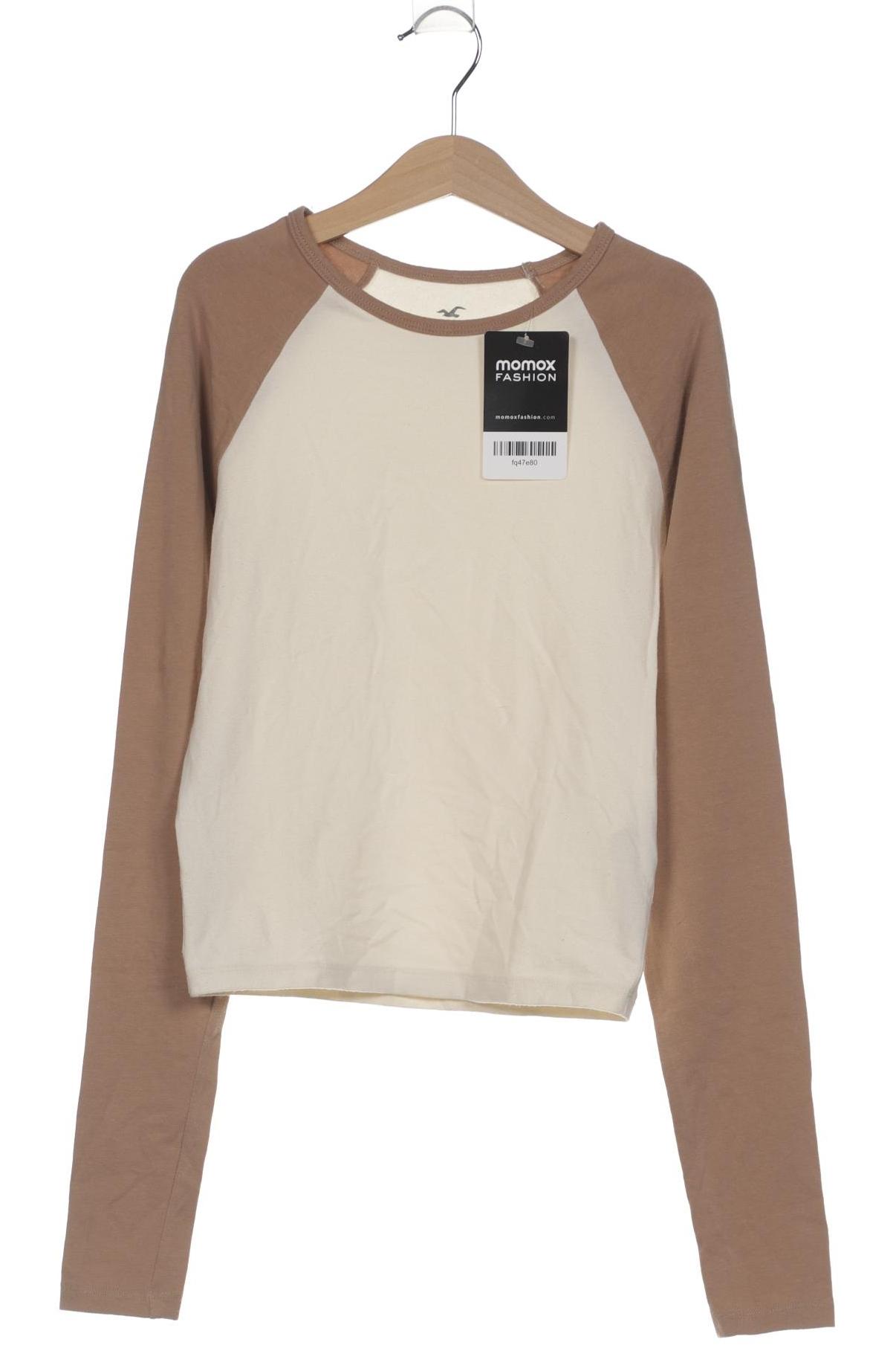 

Hollister Damen Langarmshirt, cremeweiß, Gr. 36