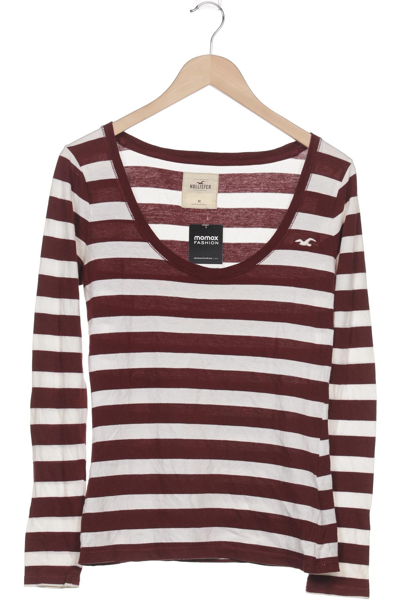 

Hollister Damen Langarmshirt, bordeaux, Gr. 38