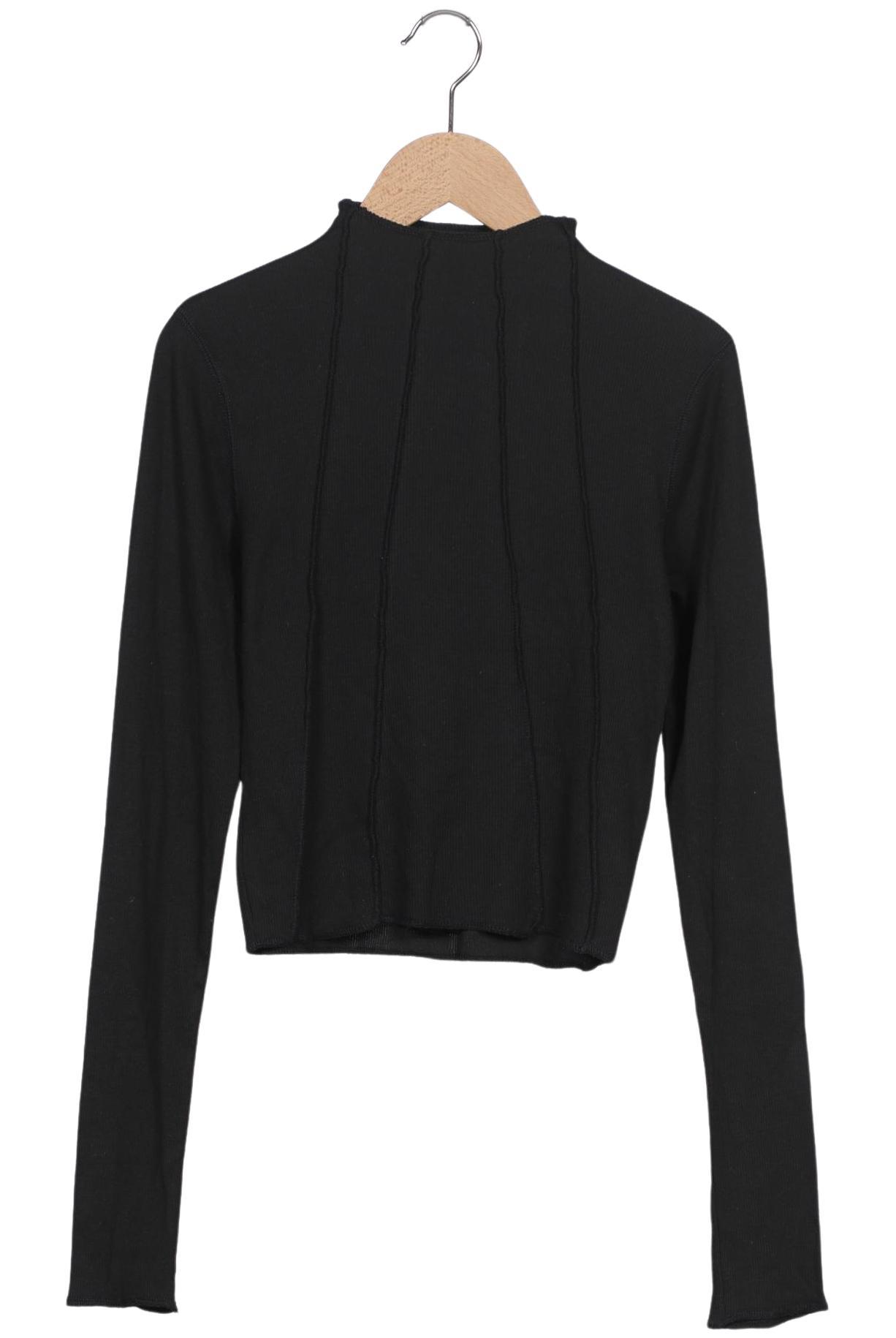 

Hollister Damen Langarmshirt, schwarz, Gr. 36