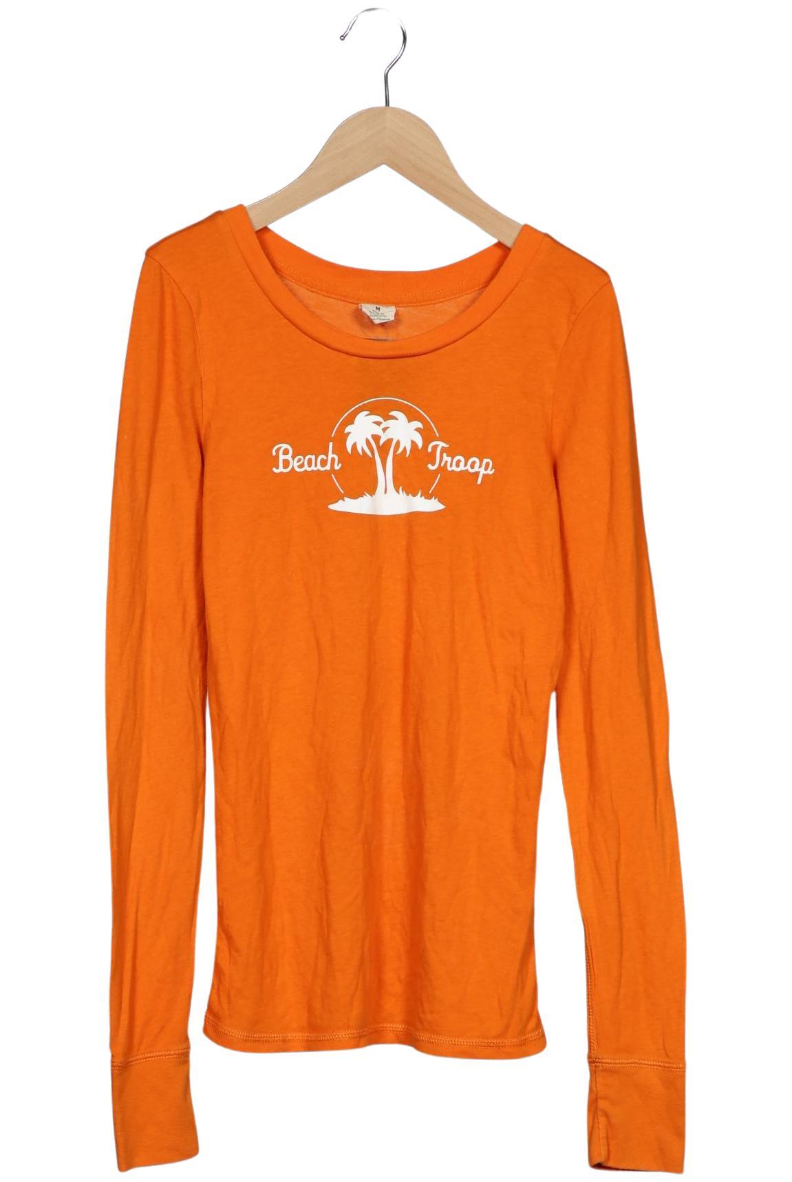 

Hollister Damen Langarmshirt, orange, Gr. 38