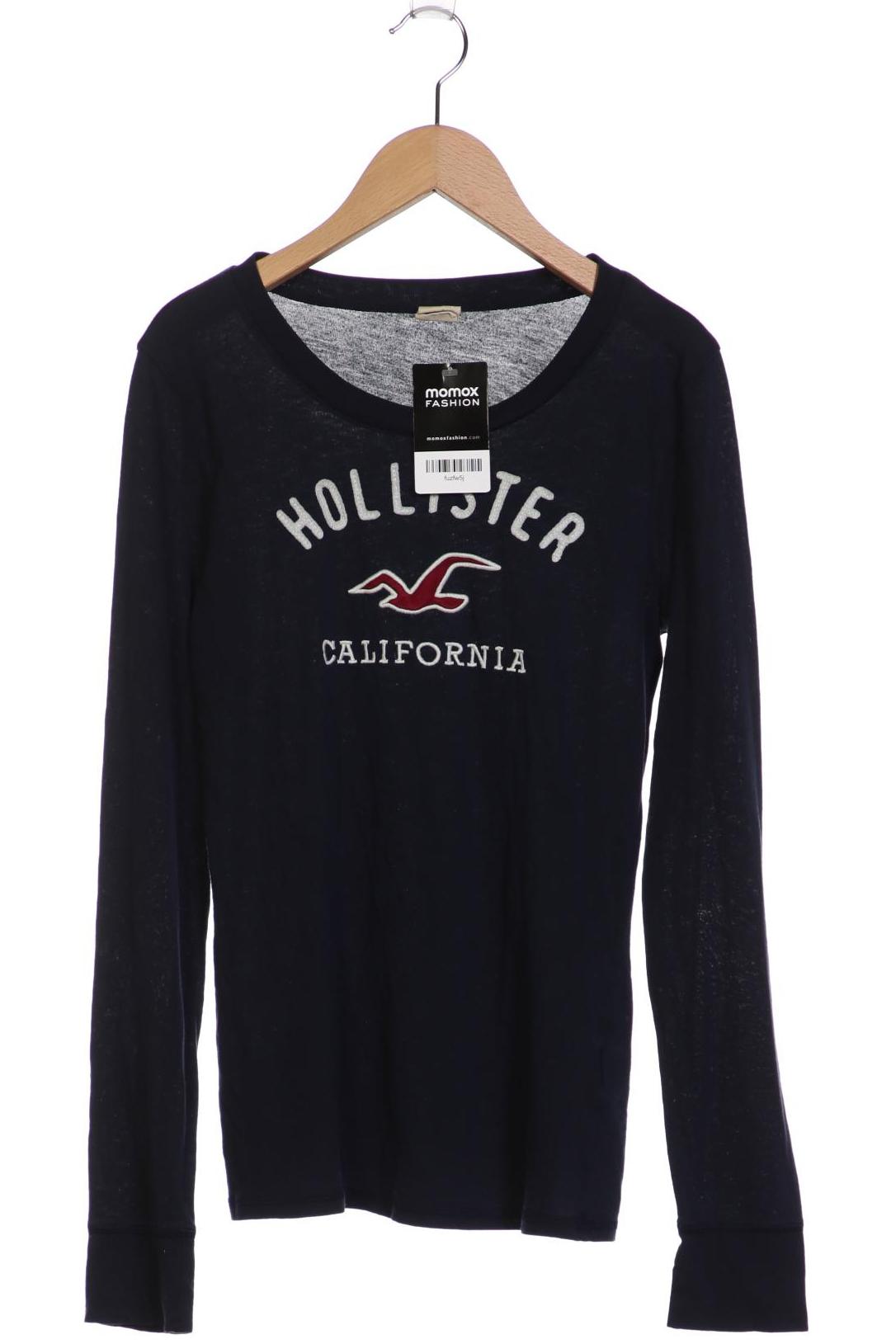 

Hollister Damen Langarmshirt, marineblau, Gr. 42