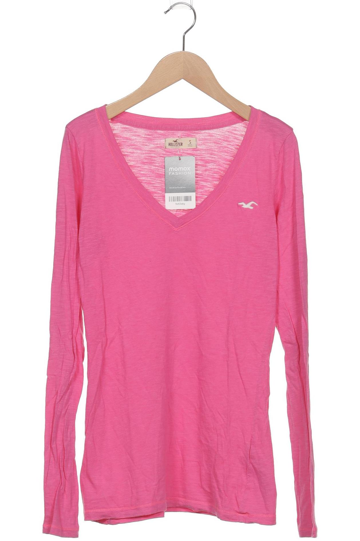 

Hollister Damen Langarmshirt, pink, Gr. 36