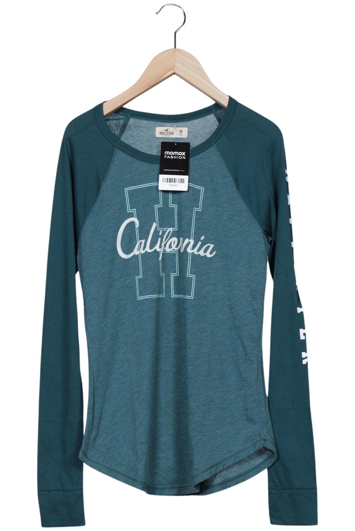 

Hollister Damen Langarmshirt, türkis, Gr. 38