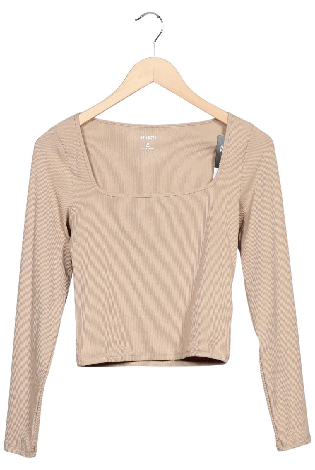 

Hollister Damen Langarmshirt, beige, Gr. 38