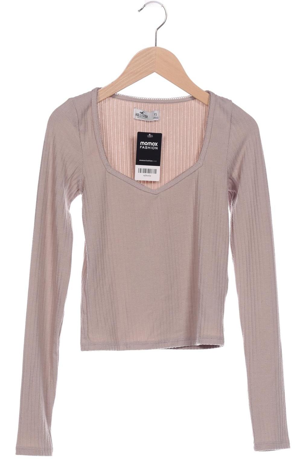 

Hollister Damen Langarmshirt, beige, Gr. 34