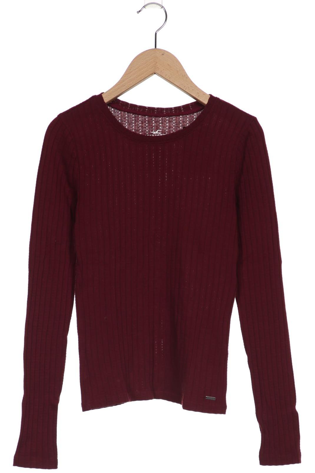 

Hollister Damen Langarmshirt, bordeaux, Gr. 36