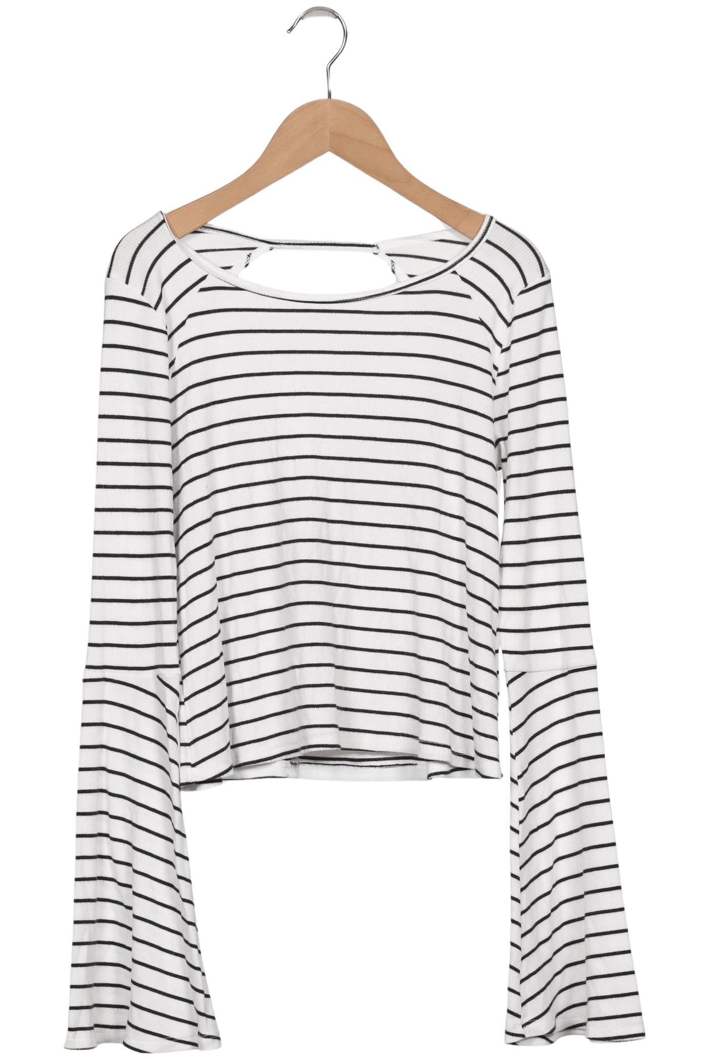 

Hollister Damen Langarmshirt, weiß, Gr. 36