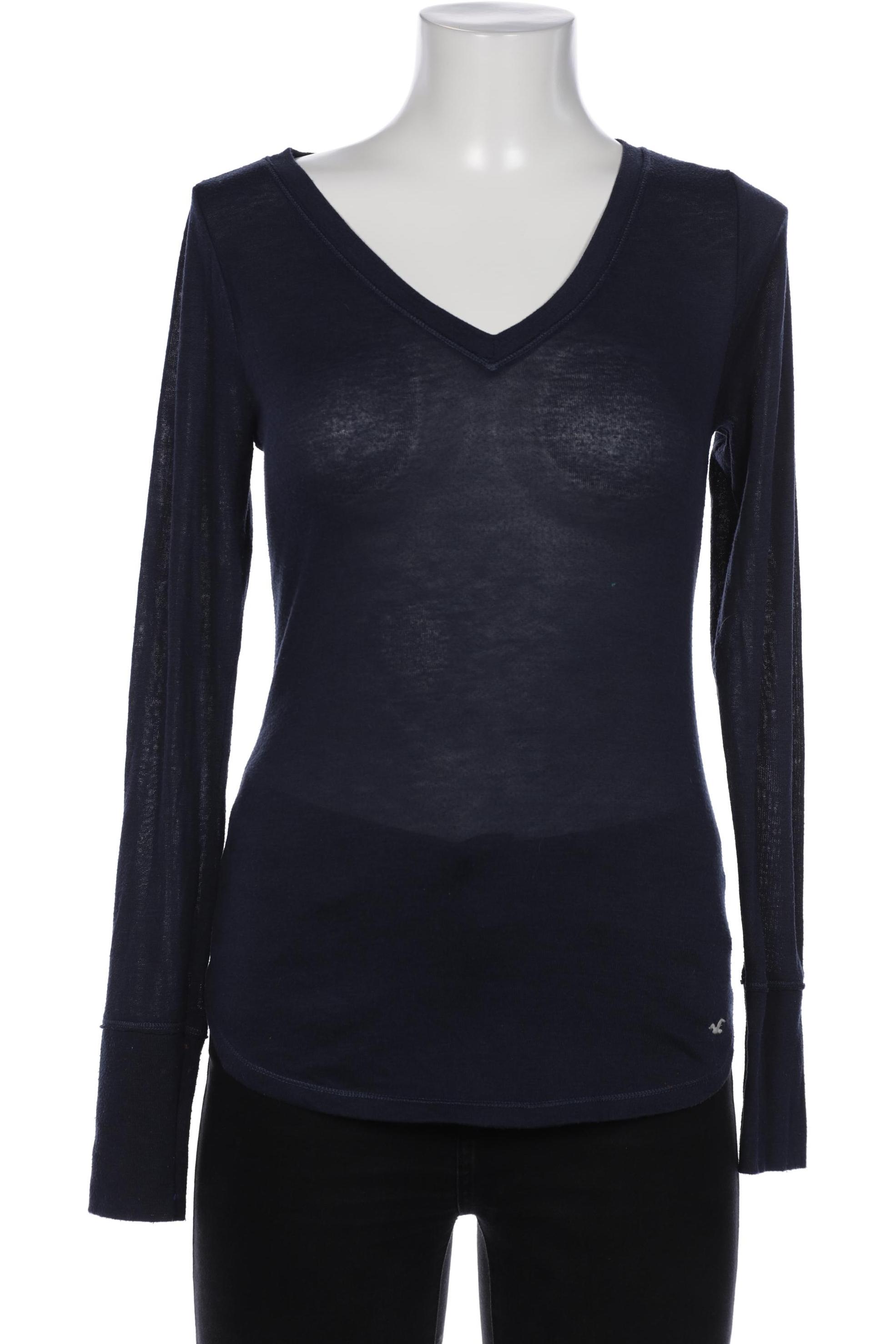 

Hollister Damen Langarmshirt, marineblau, Gr. 38