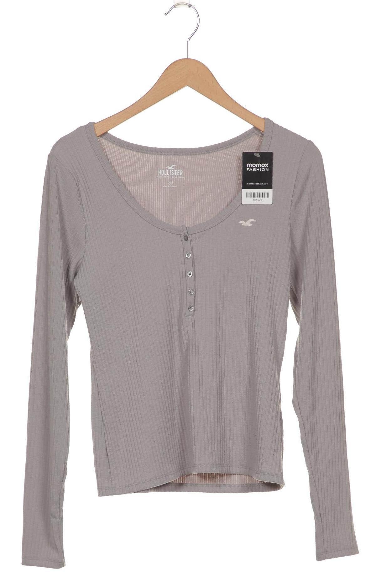 

Hollister Damen Langarmshirt, grau