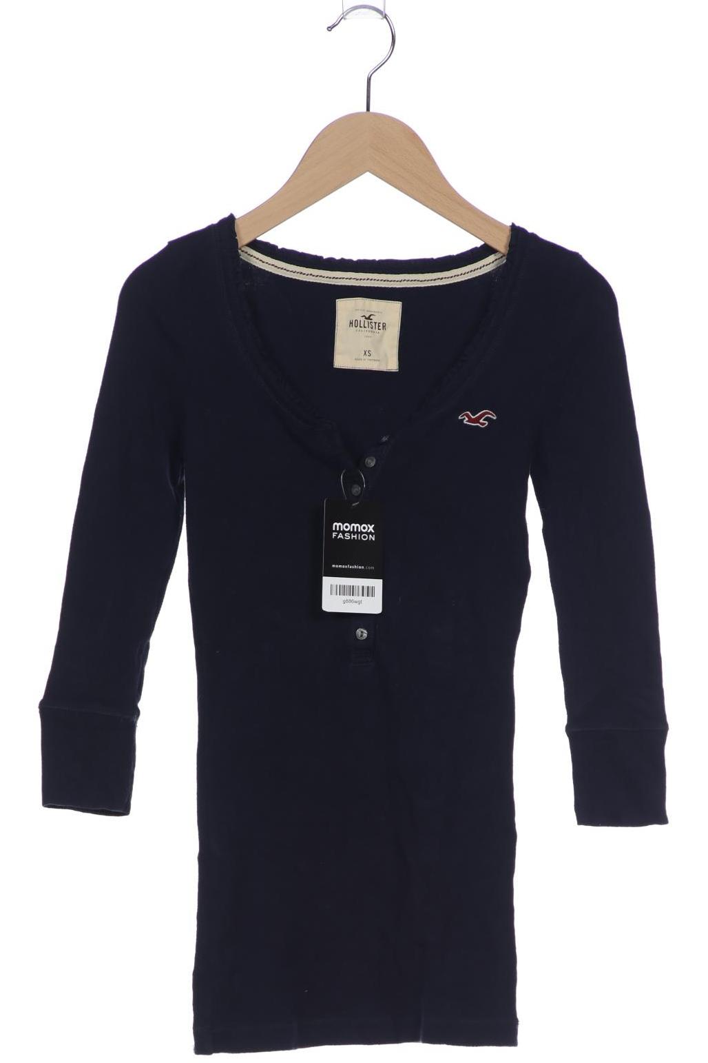 

Hollister Damen Langarmshirt, marineblau, Gr. 34