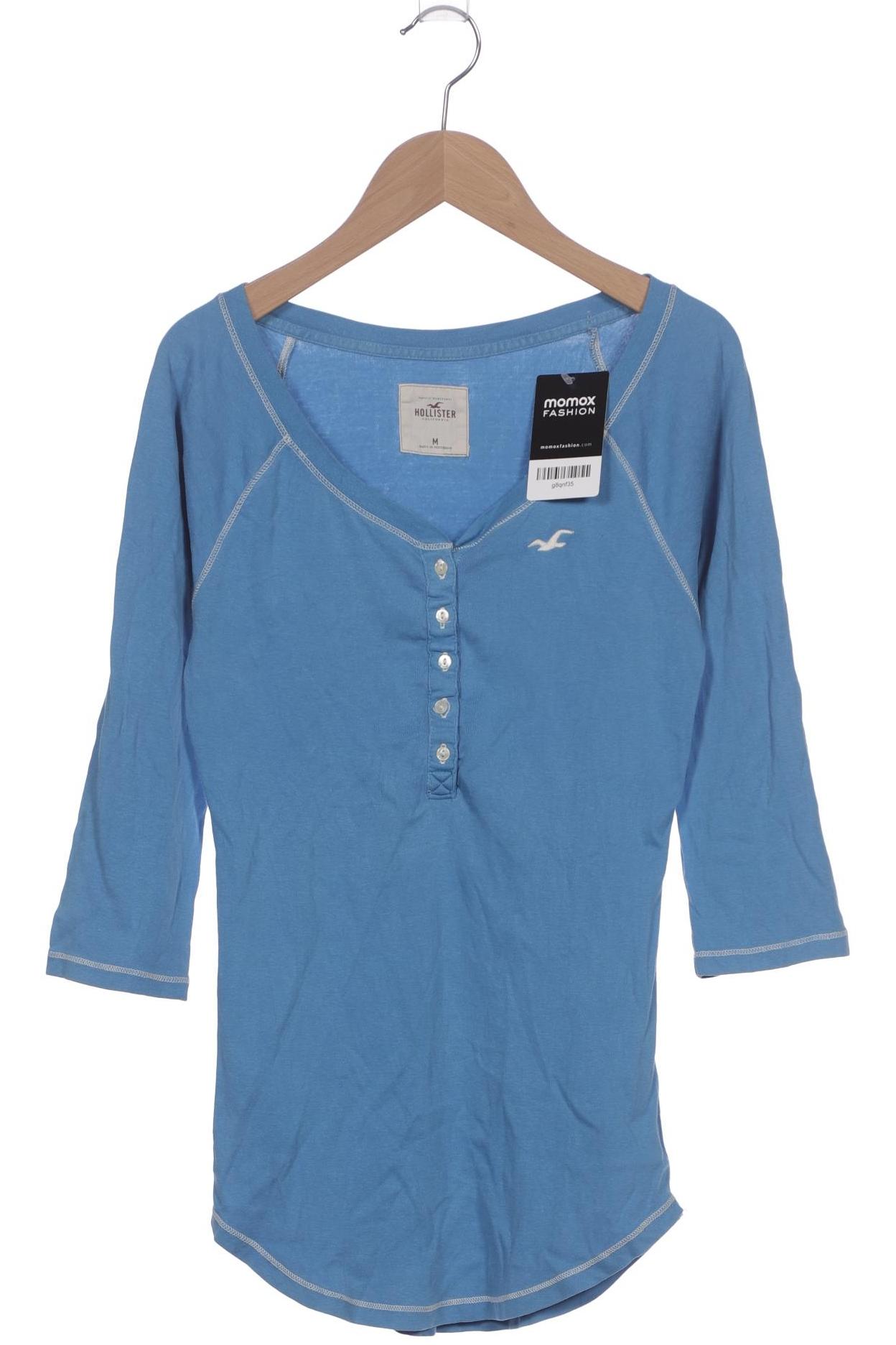 

Hollister Damen Langarmshirt, blau, Gr. 38