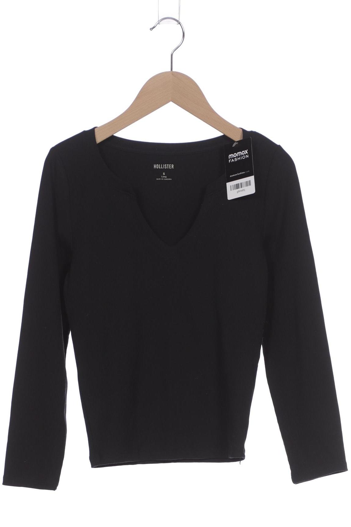 

Hollister Damen Langarmshirt, schwarz, Gr. 36